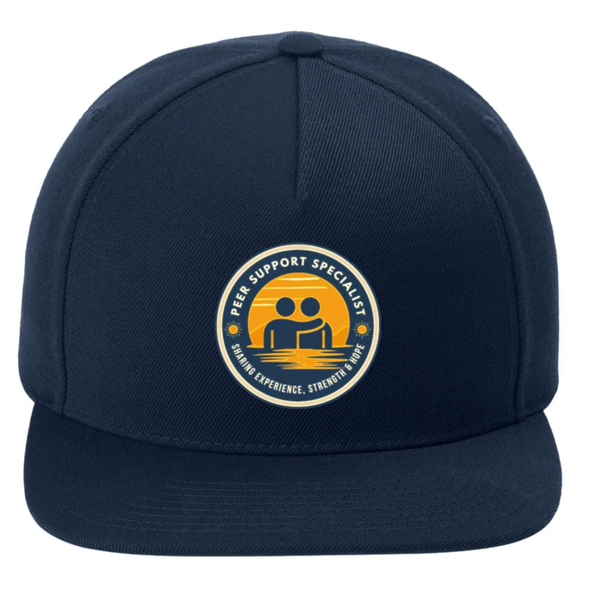 Recovery Flat Bill Snapback Hat | Inspiring Sobriety | Peer Support Specialist - Image 6