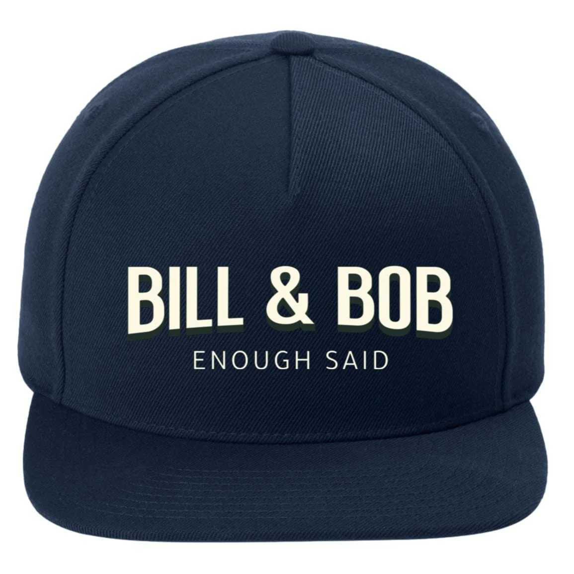 Recovery Flat Bill Snapback Hat | Inspiring Sobriety | Bill & Bob - Enough Said - Image 5
