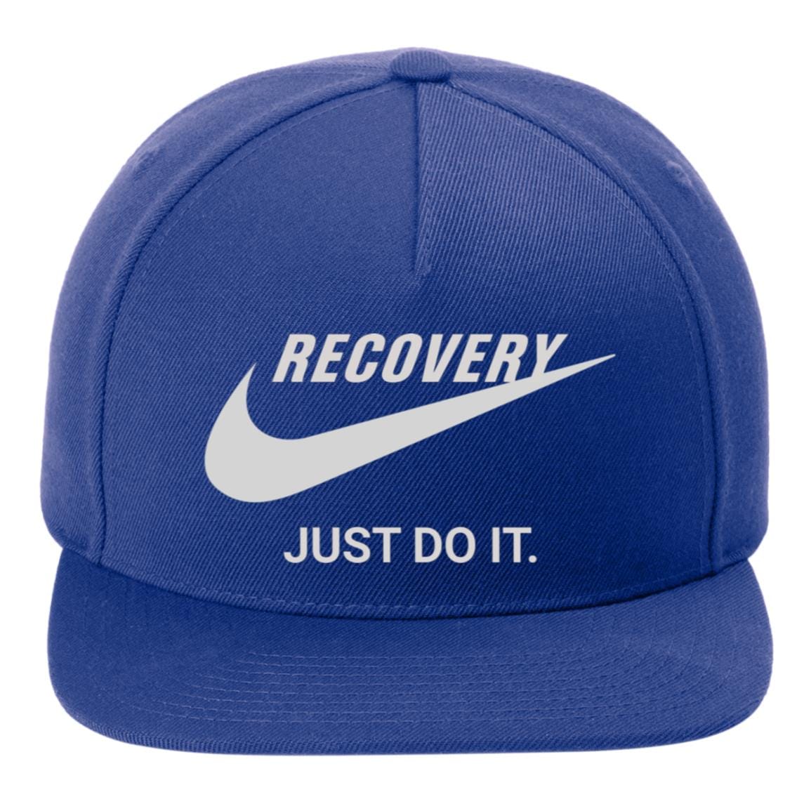 Recovery Flat Bill Snapback Hat | Inspiring Sobriety |   Recovery Just Do It - Image 6
