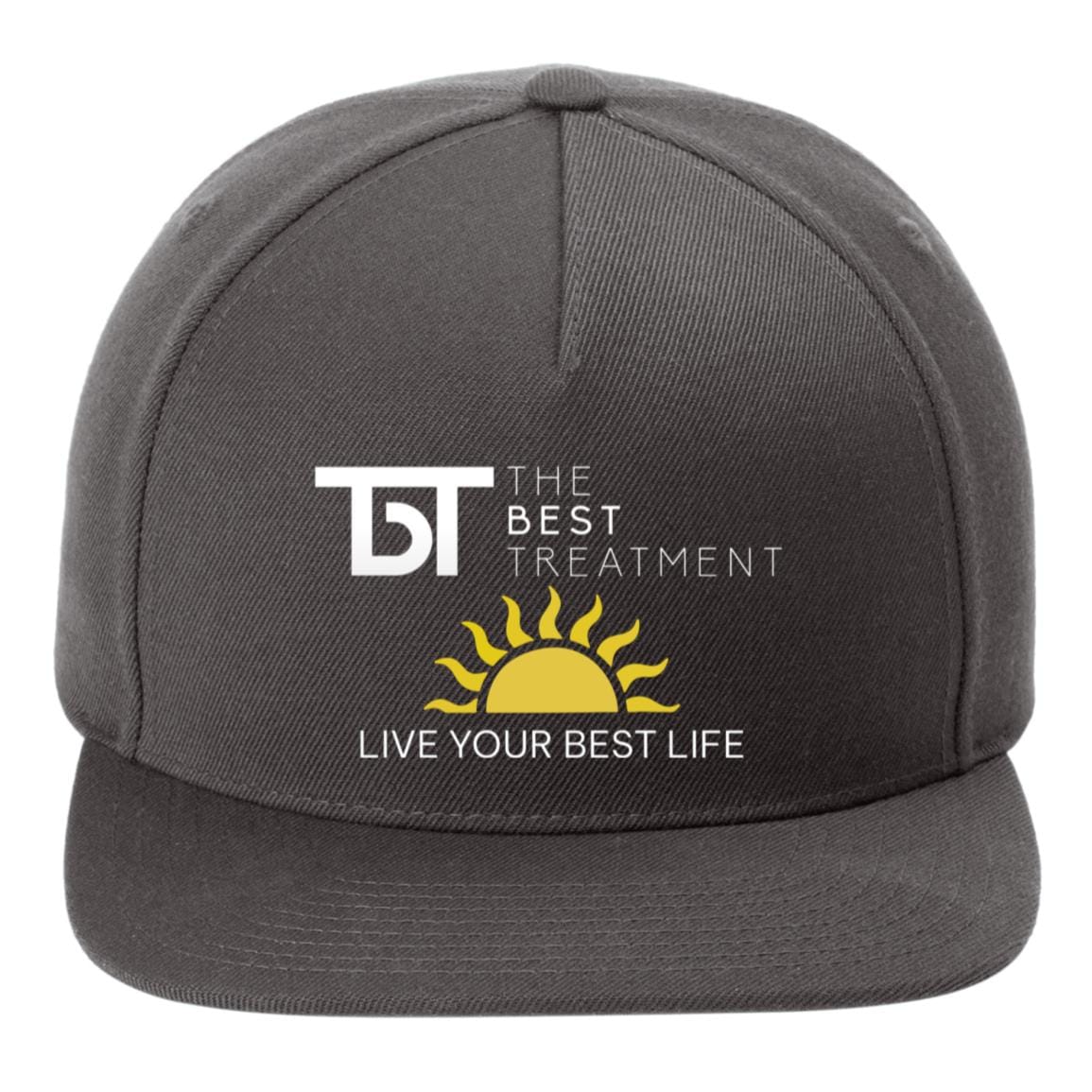 Recovery Flat Bill Snapback Hat | Inspiring Sobriety |  The Best Treatment - Image 2