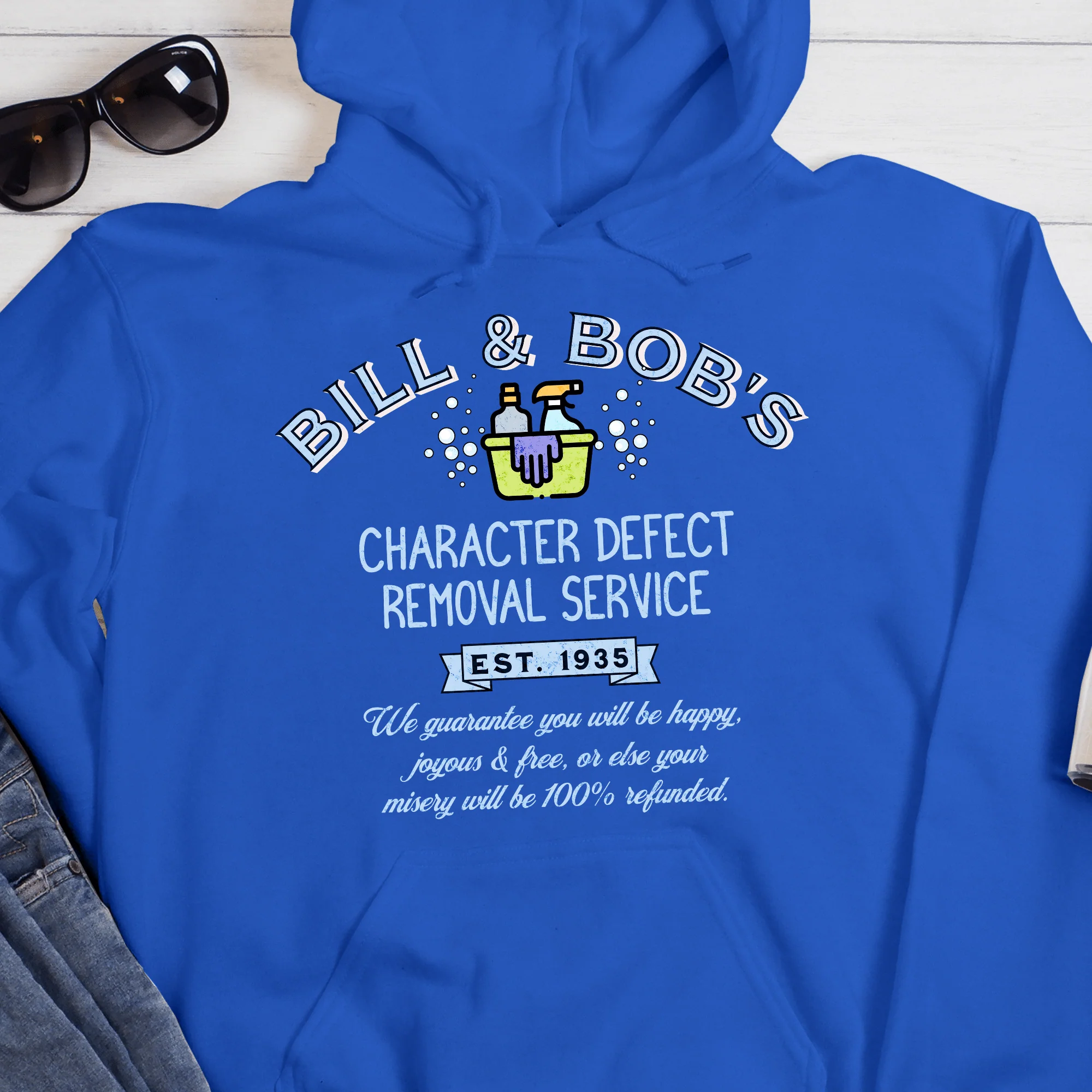 Recovery Hoodie | Inspiring Sobriety | Bill & Bob's Character Defect Removal Service - Image 4