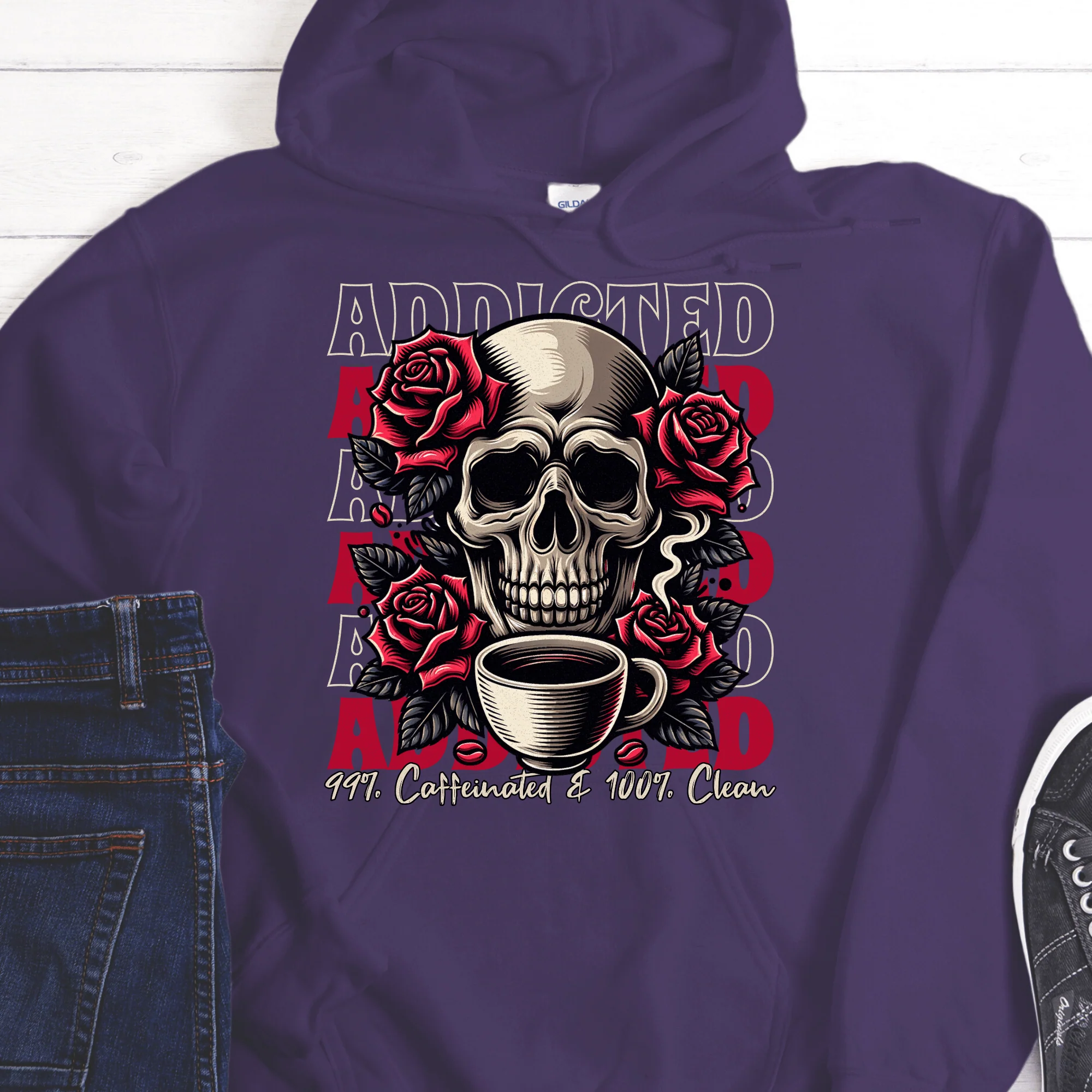 Recovery Hoodie | Inspiring Sobriety |  Addicted - Image 3