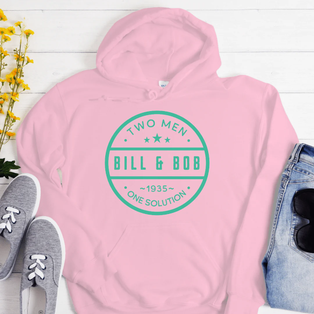 Recovery Hoodie | Inspiring Sobriety |  Bill & Bob - 2 Men, 1 Solution - Image 2