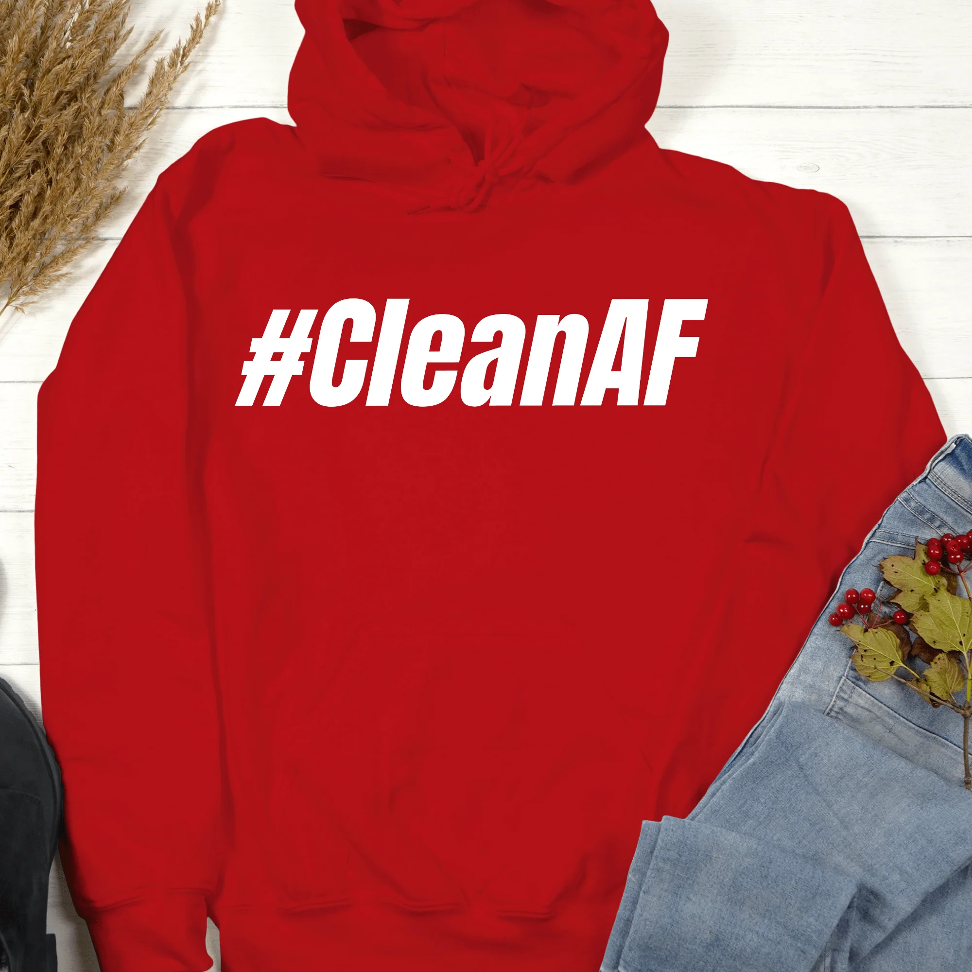 Recovery Hoodie | Inspiring Sobriety |  #CleanAF - Image 10