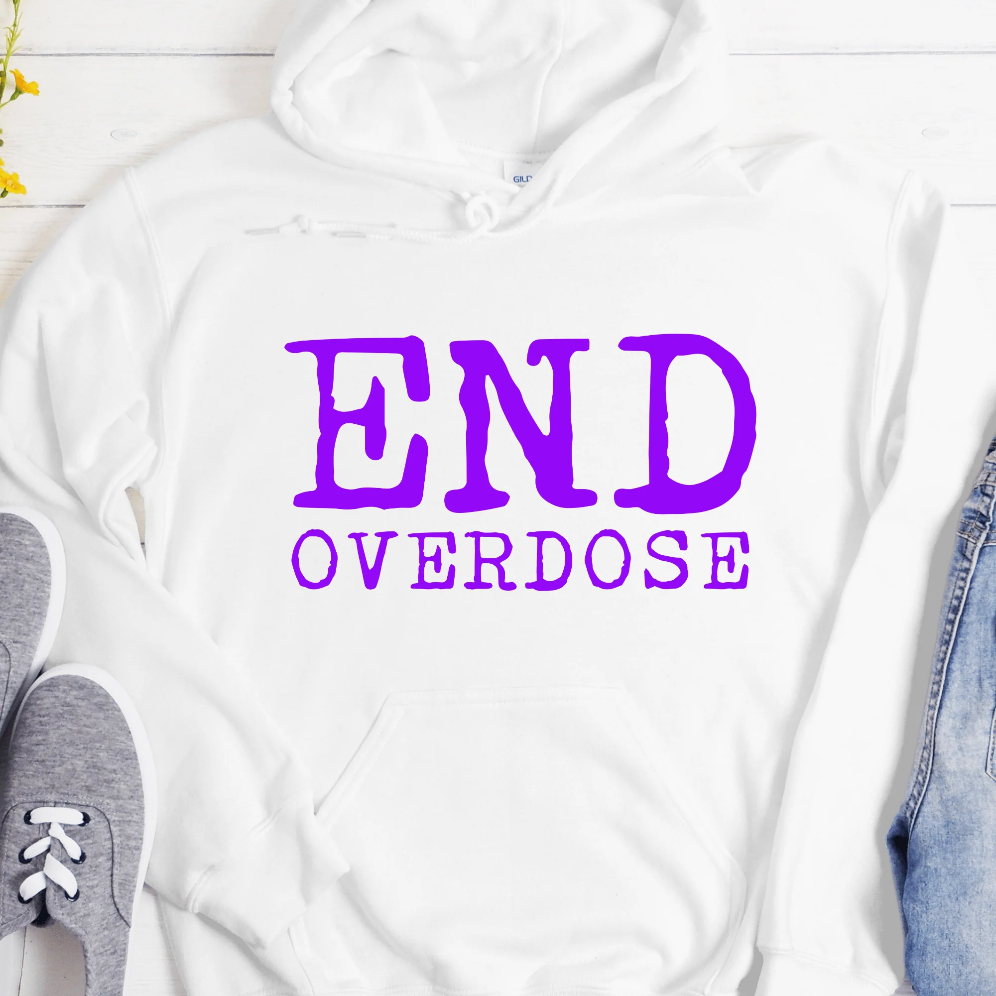 Custom Recovery Hoodie | Inspiring Sobriety | End Overdose - Image 7