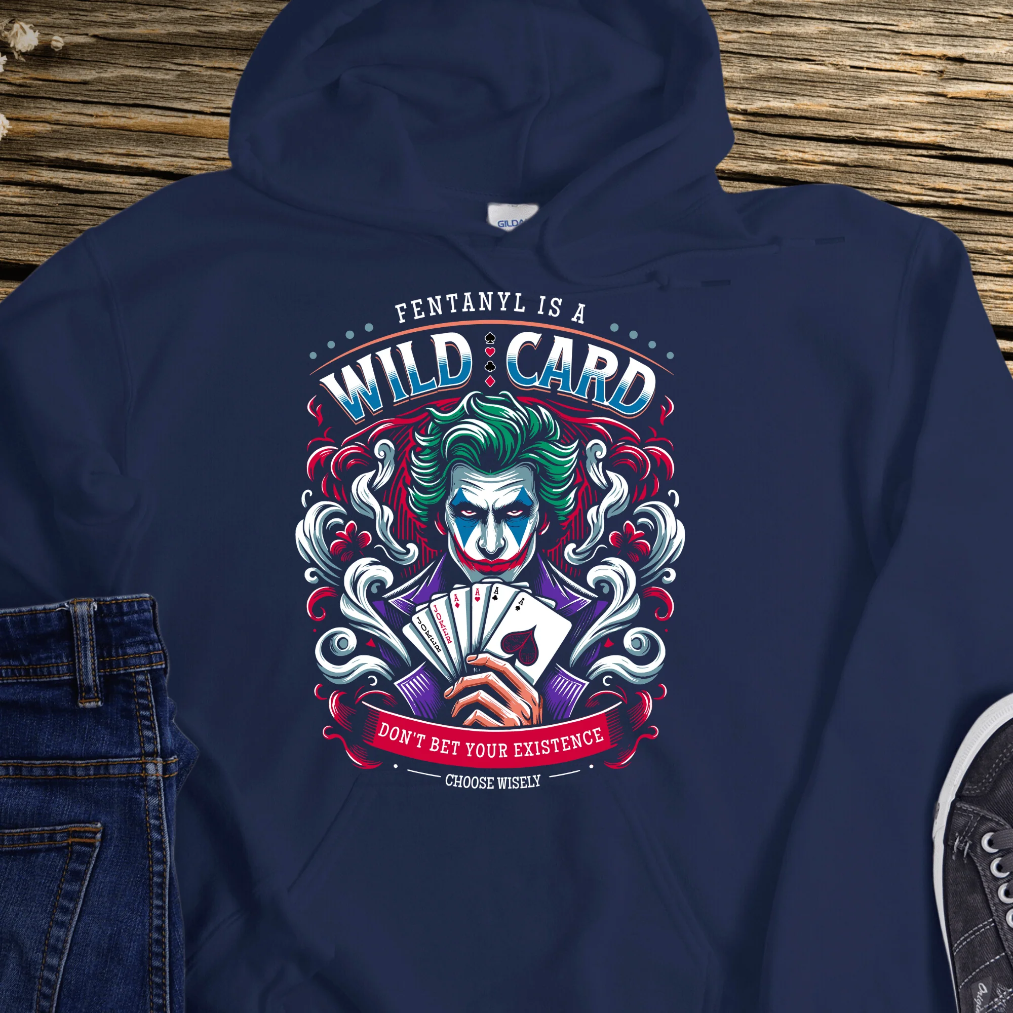 Recovery Hoodie | Inspiring Sobriety |  Fent is a Wild Card - Image 2