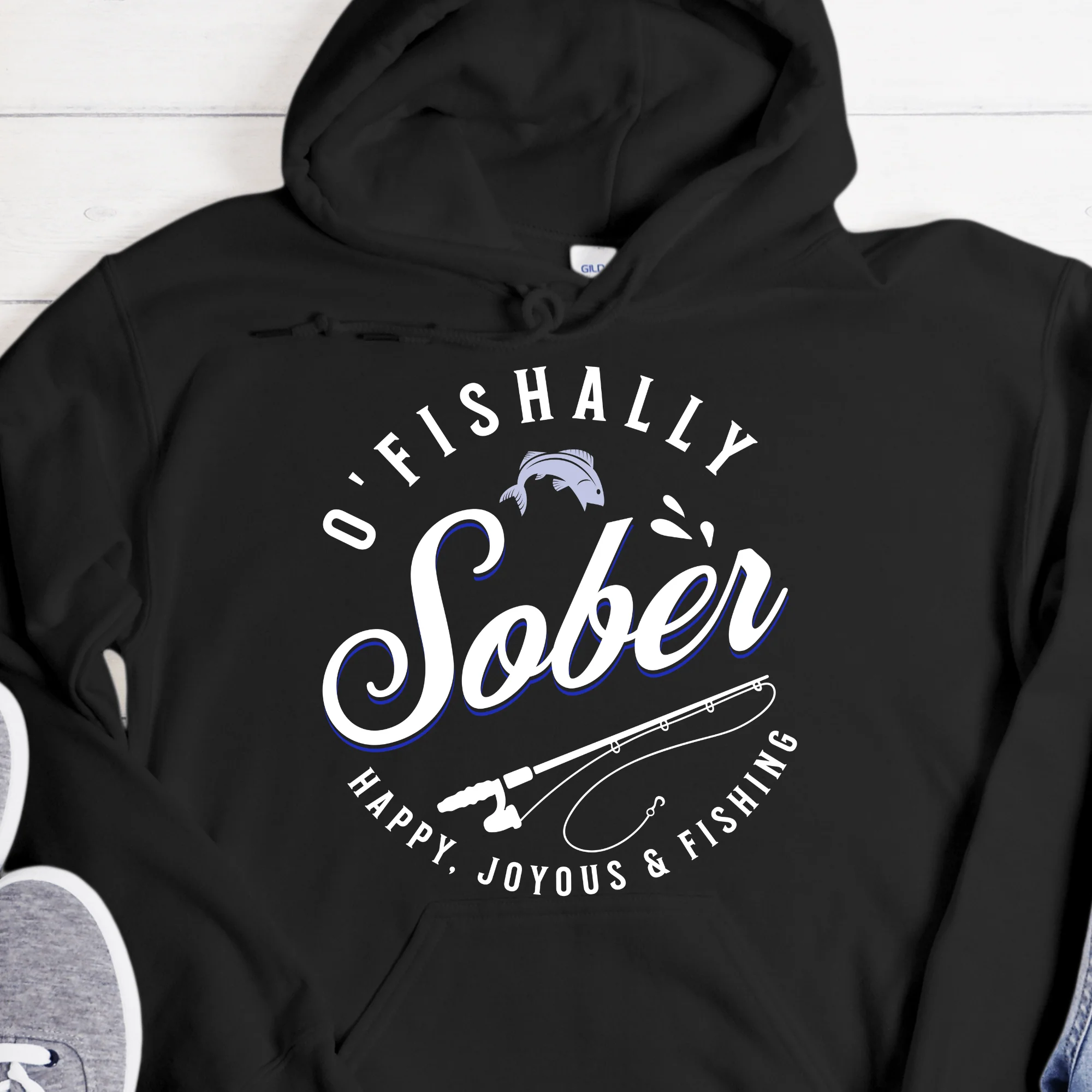 Recovery Hoodie | Inspiring Sobriety |  O'Fishally Sober - Image 2