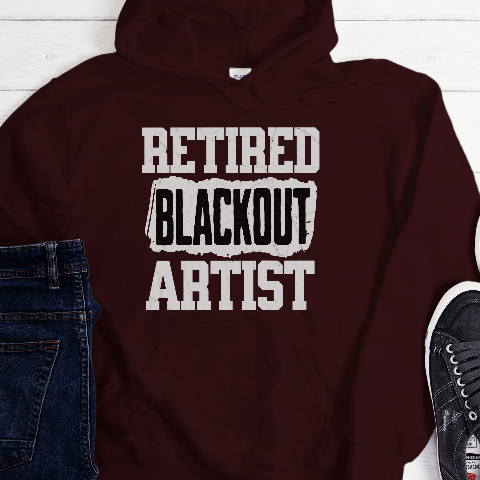 Recovery Hoodie | Inspiring Sobriety | Retired Blackout Artist - Image 4
