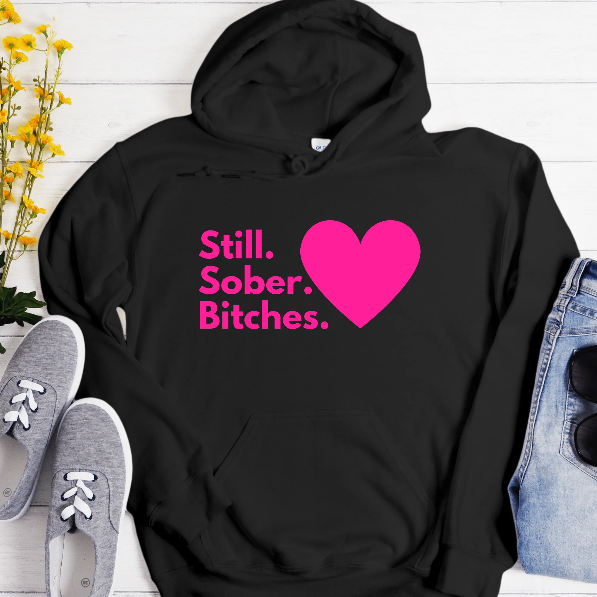 Recovery Hoodie | Inspiring Sobriety | Still Sober Bitches - Image 3