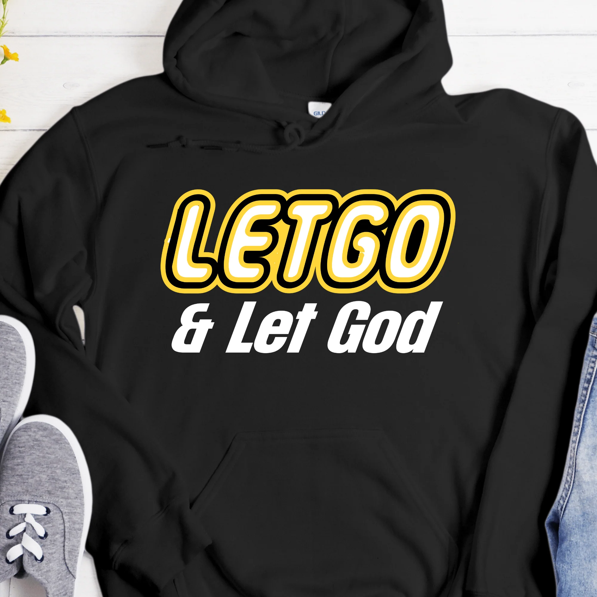 Recovery Hoodie | Inspiring Sobriety |  "Letgo" and Let God - Image 2