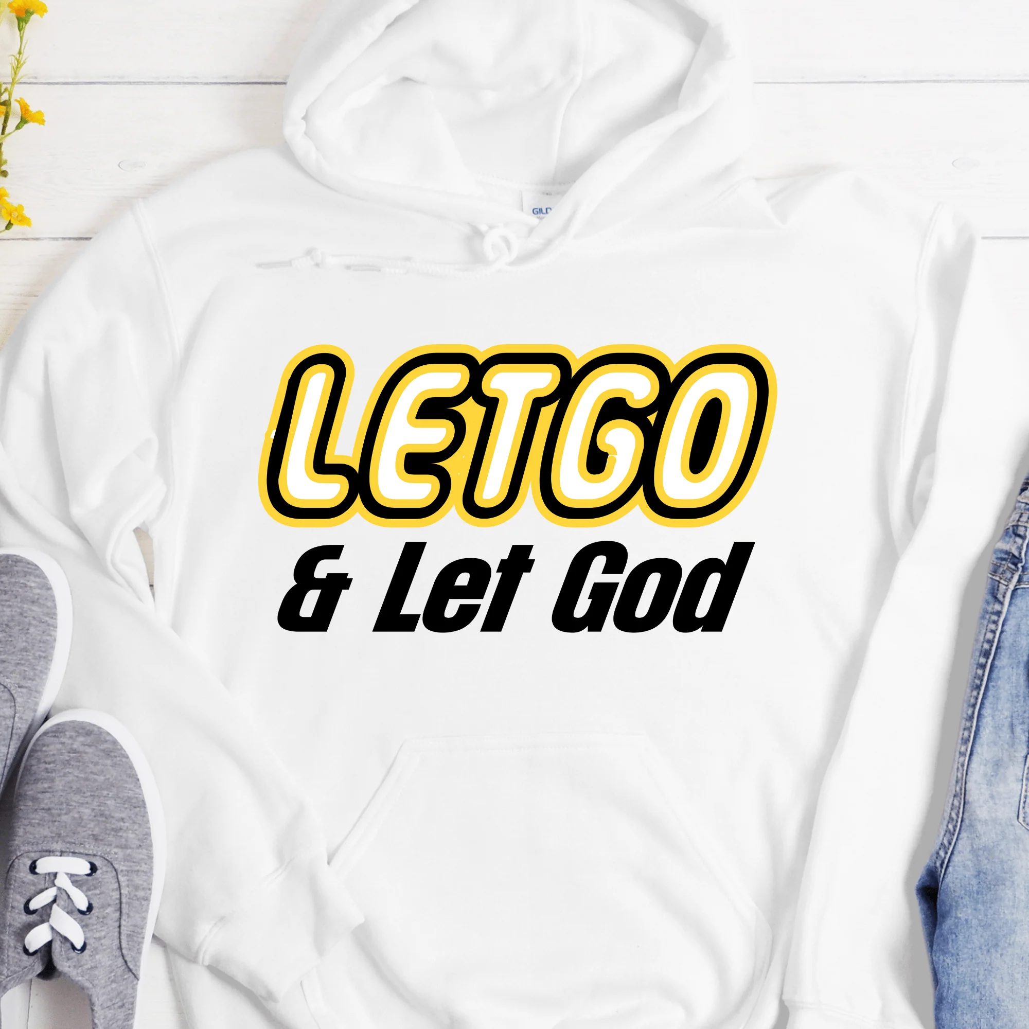 Recovery Hoodie | Inspiring Sobriety |  "Letgo" and Let God - Image 3