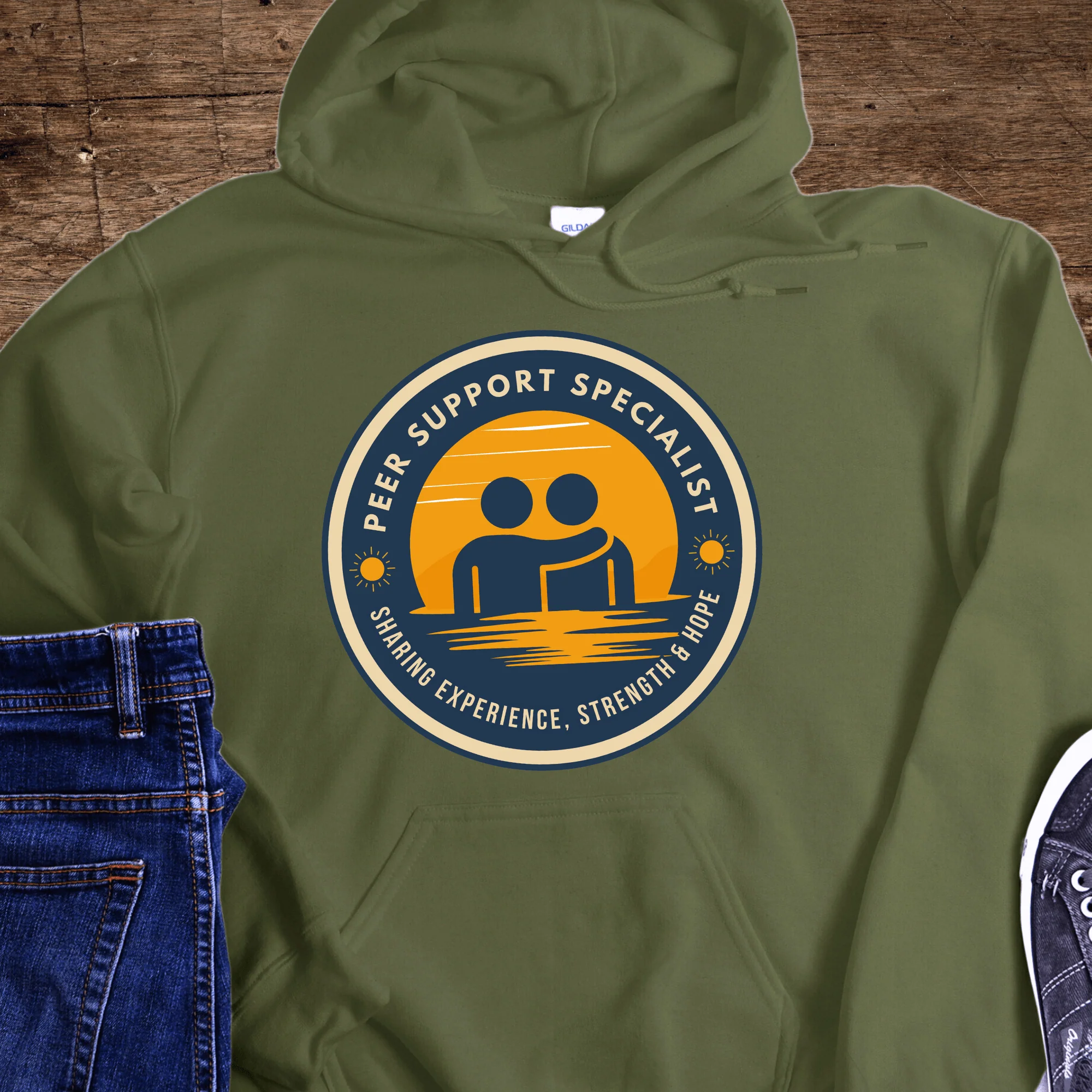 Recovery Hoodie | Inspiring Sobriety |  Peer Support Specialist - Image 7