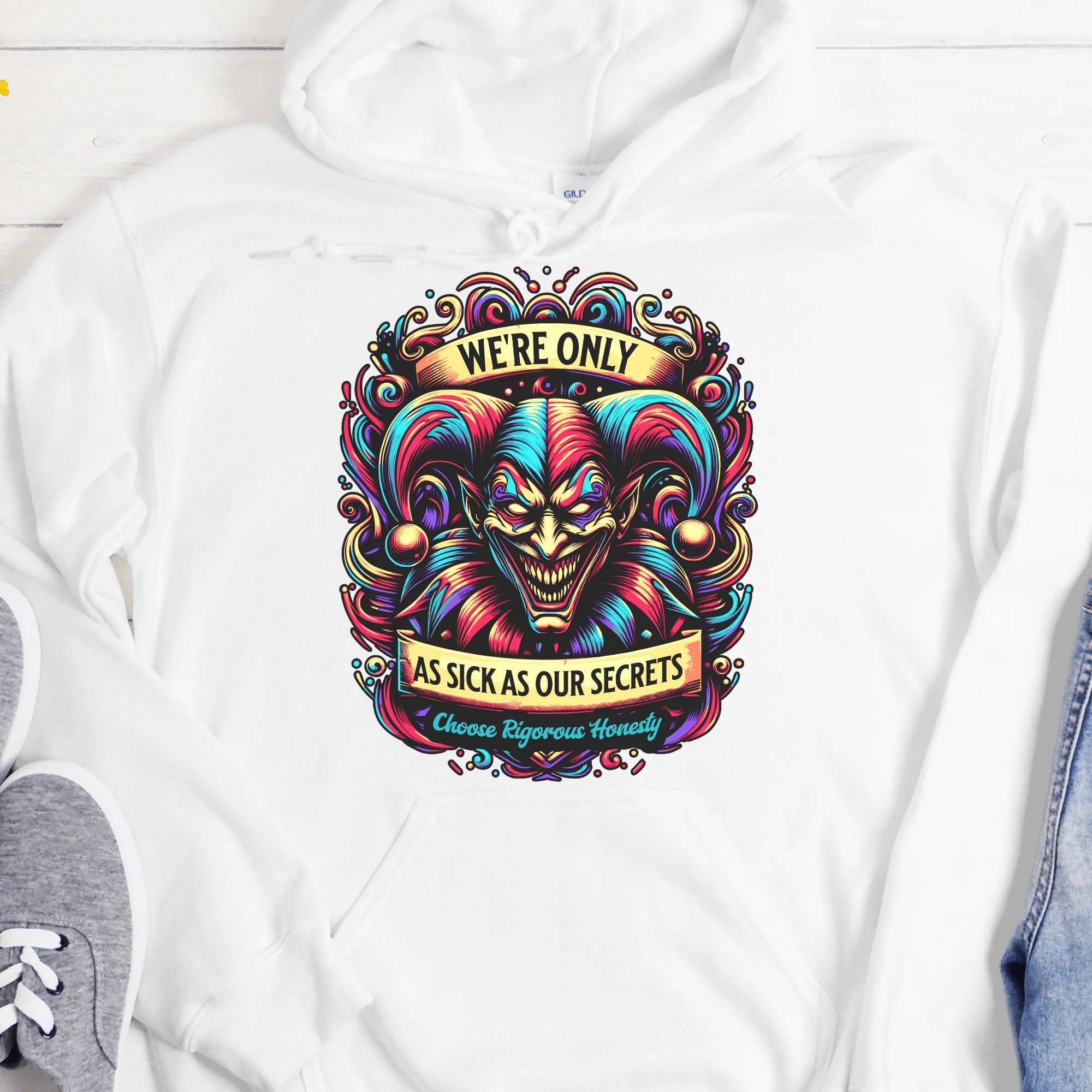 Recovery Hoodie | Inspiring Sobriety |  We're Only As Sick as Our Secrets - Image 4