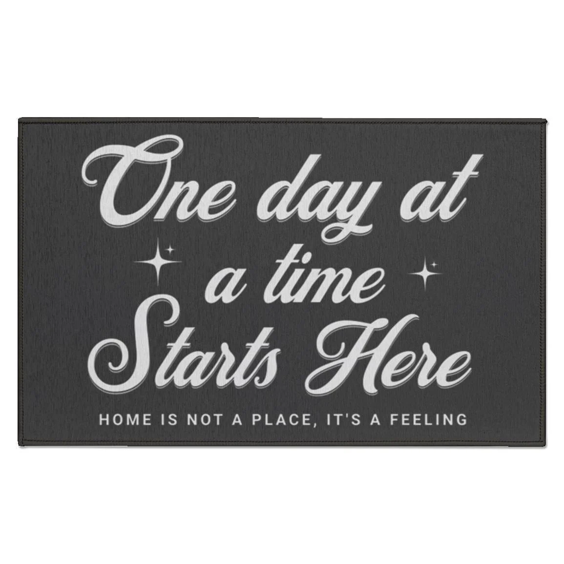 Recovery Indoor Doormat | Inspiring Sobriety | One Day at a Time Starts Here - Image 3