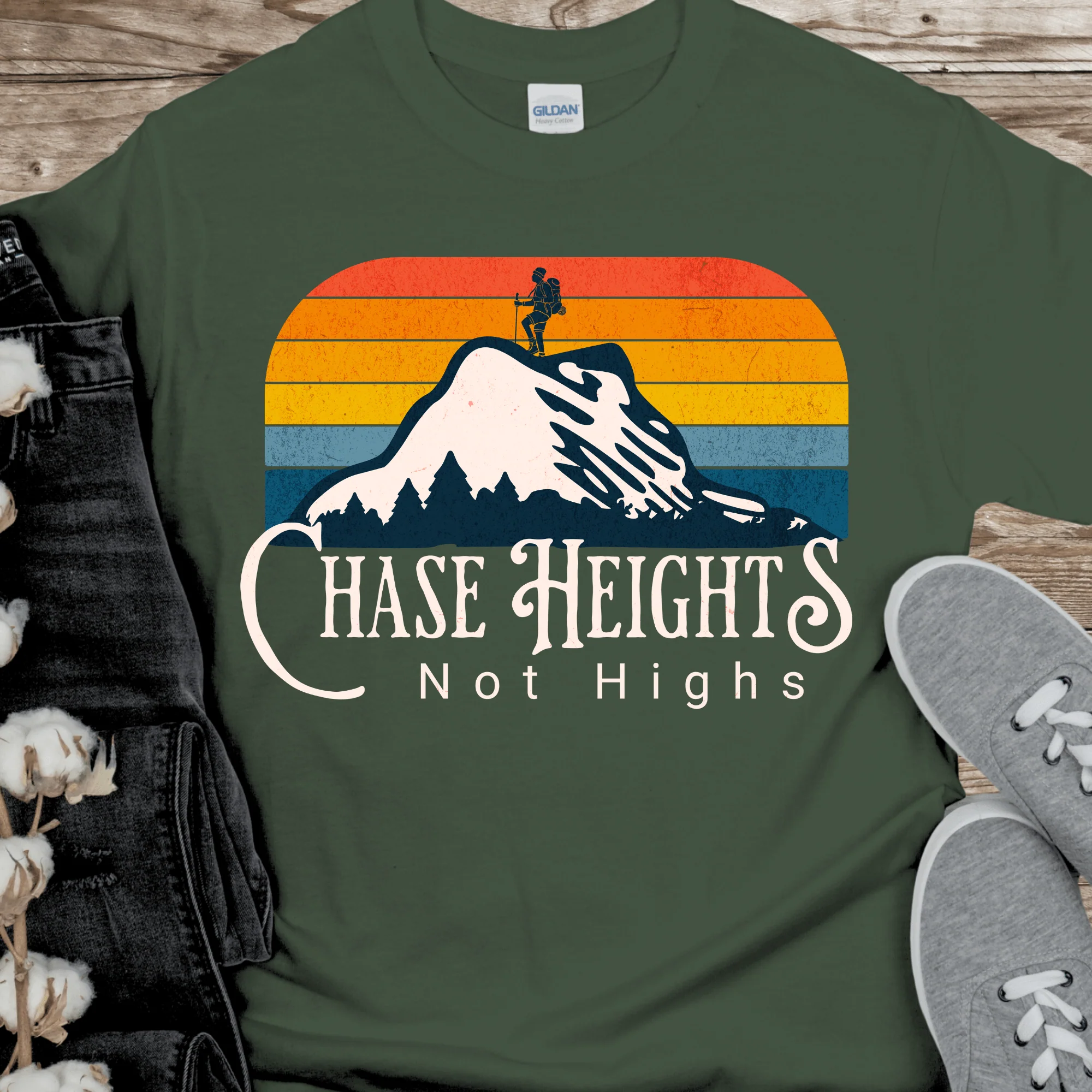 Recovery T-Shirt | Inspiring Sobriety | Chase Heights, Not Highs - Image 10