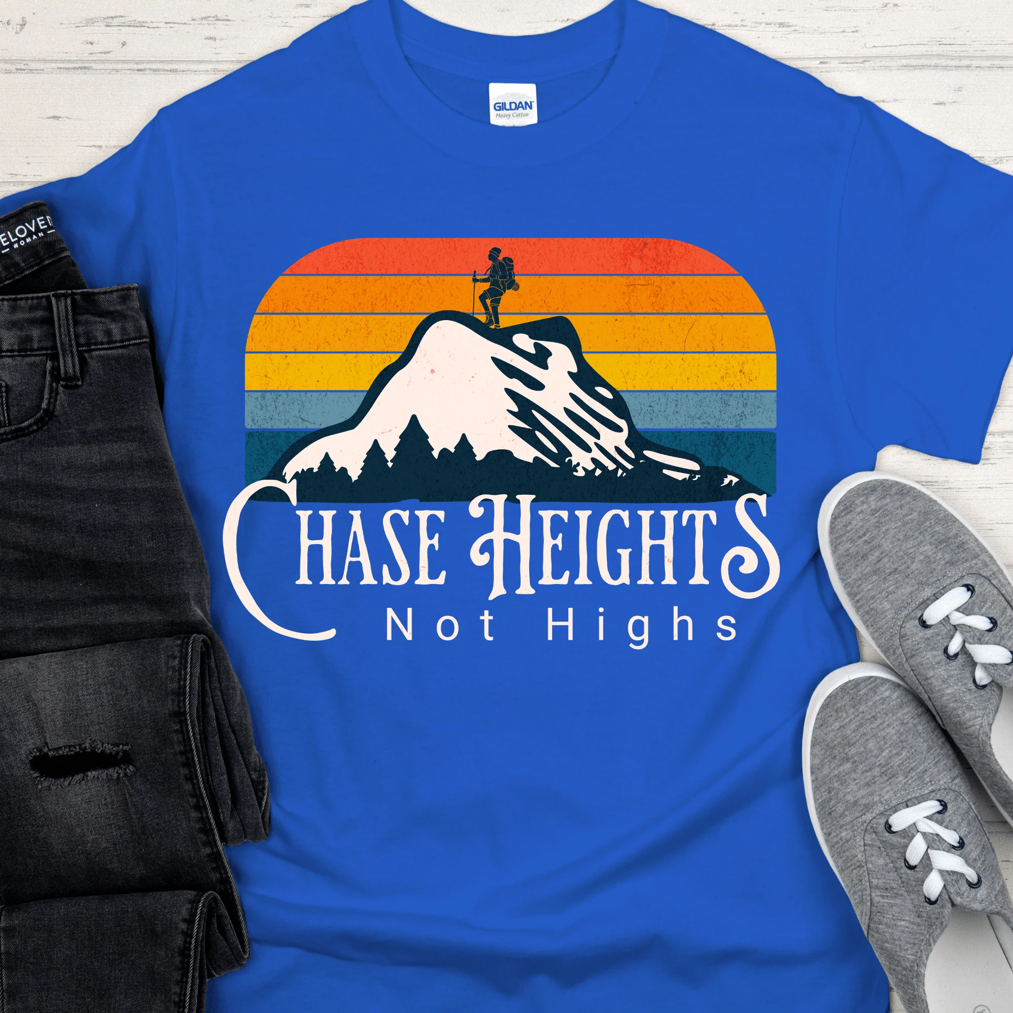 Recovery T-Shirt | Inspiring Sobriety | Chase Heights, Not Highs - Image 9