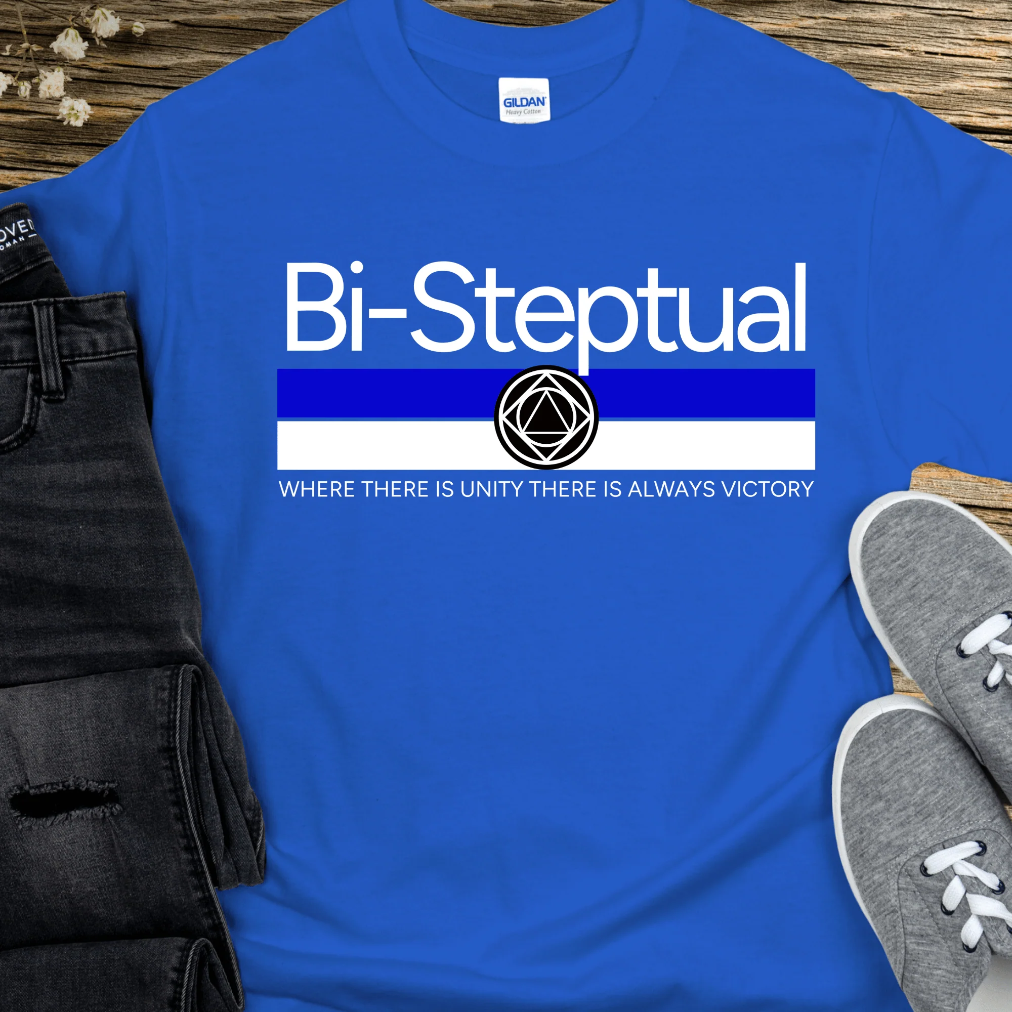 Recovery T-Shirt | Inspiring Sobriety |  Bi-Steptual - Image 2