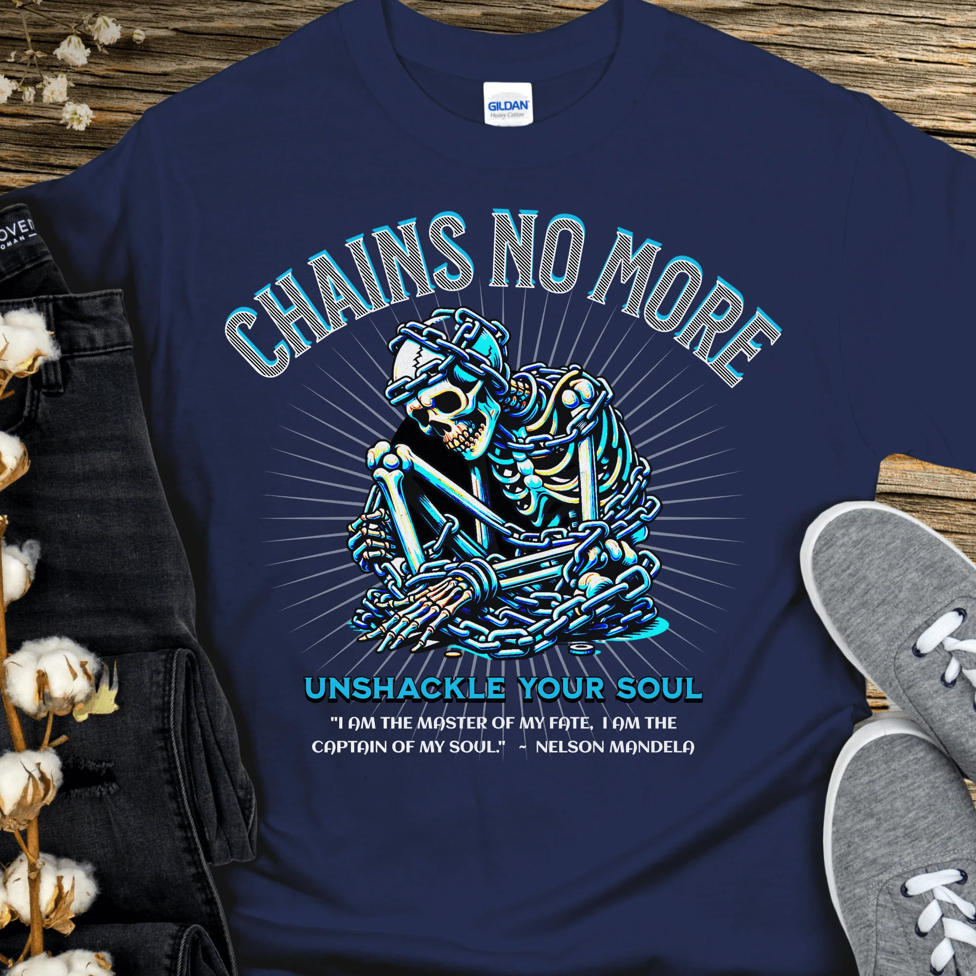 Recovery T-Shirt | Inspiring Sobriety |  Chains No More - Image 2