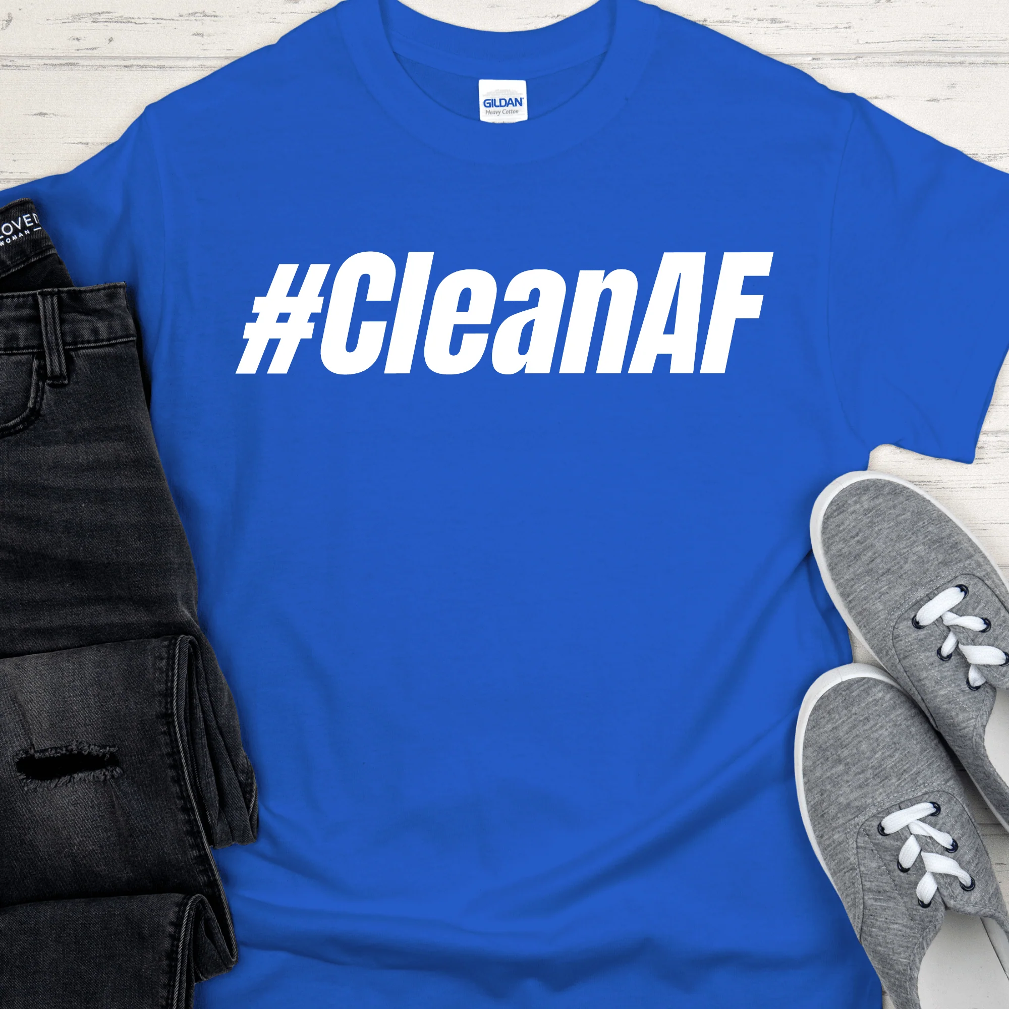 Recovery T-Shirt | Inspiring Sobriety |  #CleanAF - Image 7