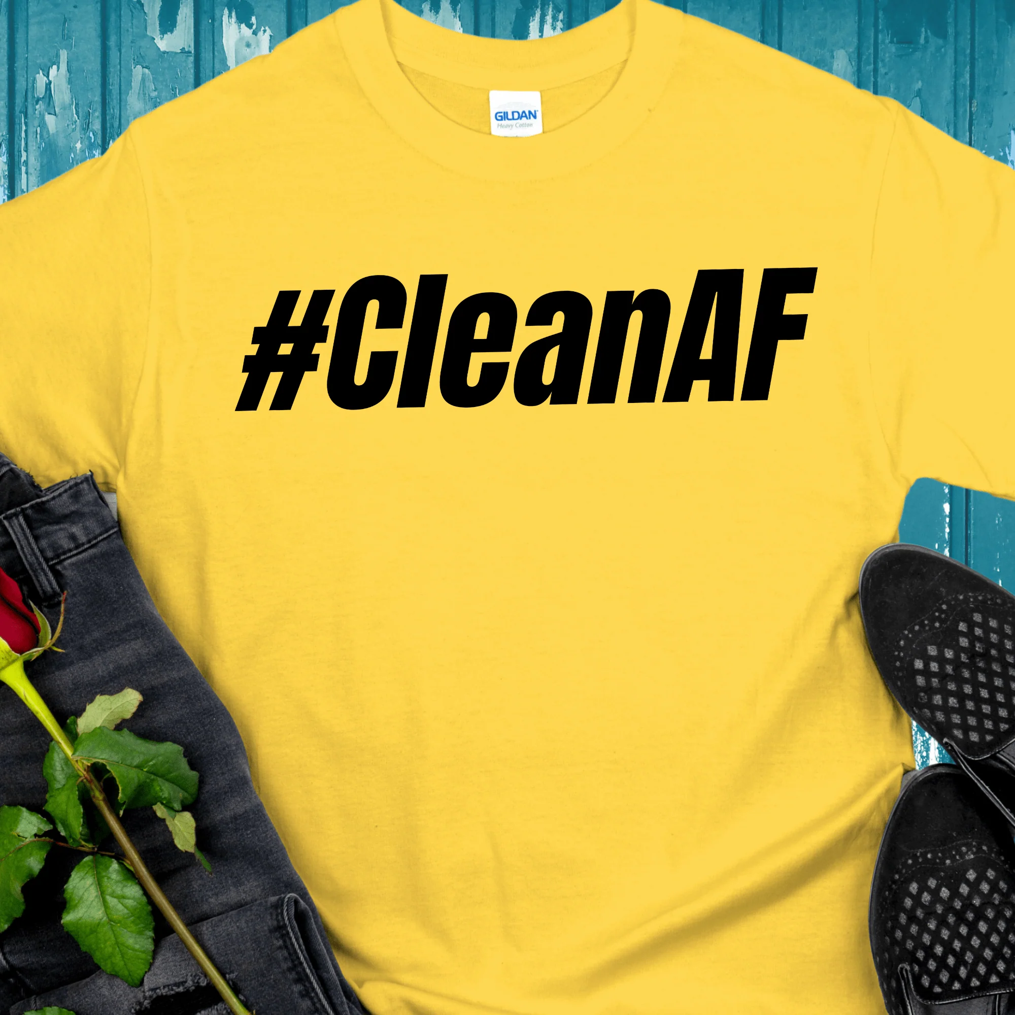 Recovery T-Shirt | Inspiring Sobriety |  #CleanAF - Image 8