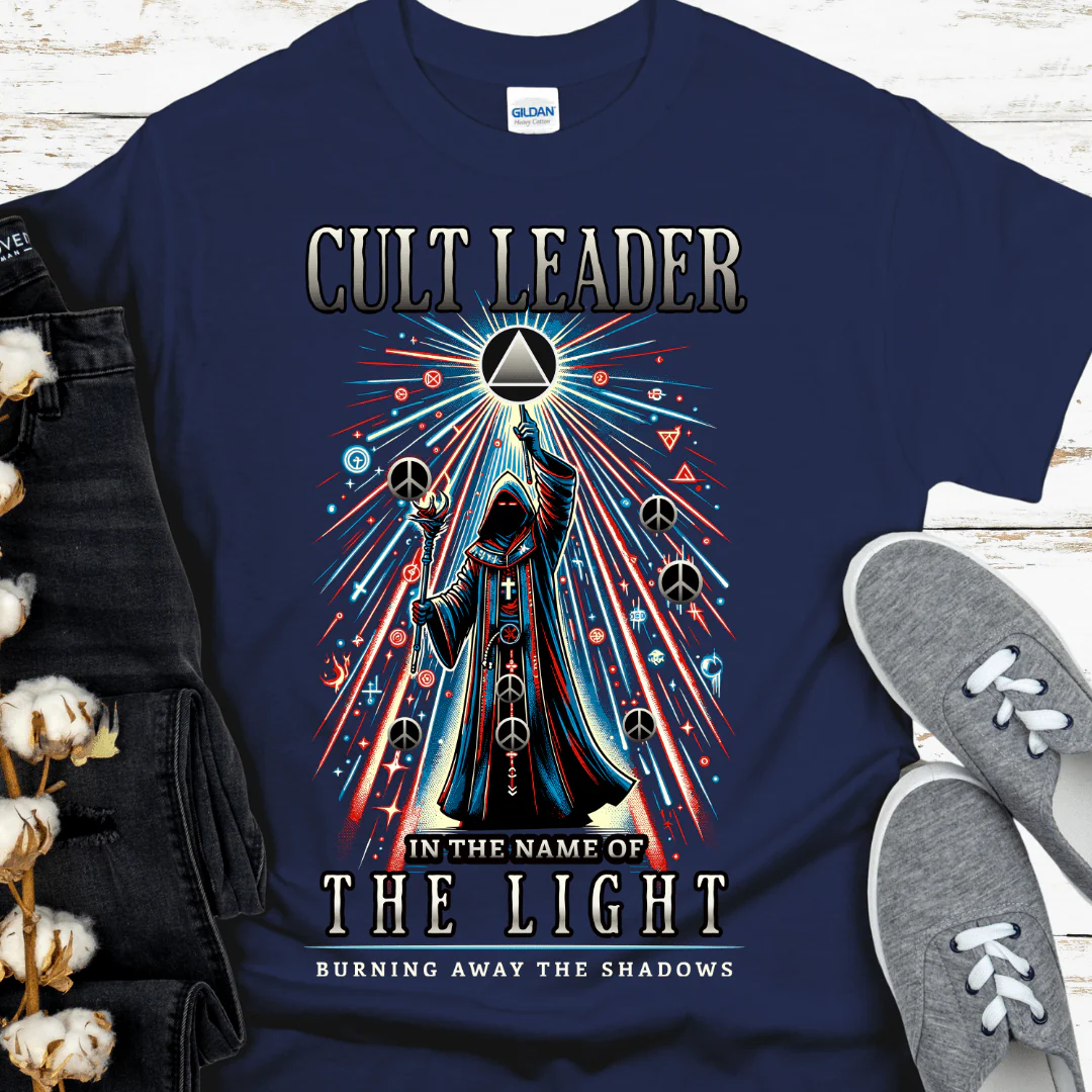 Recovery T-Shirt | Inspiring Sobriety |  Cult Leader (AA Symbol) - Image 2