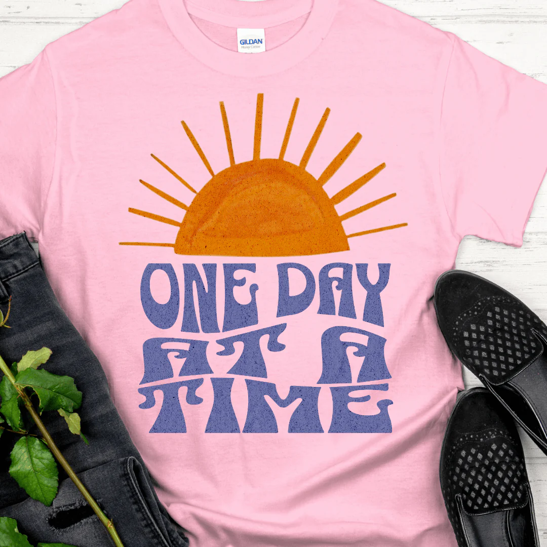 Recovery T-Shirt | Inspiring Sobriety |   One Day at a Time - Image 3