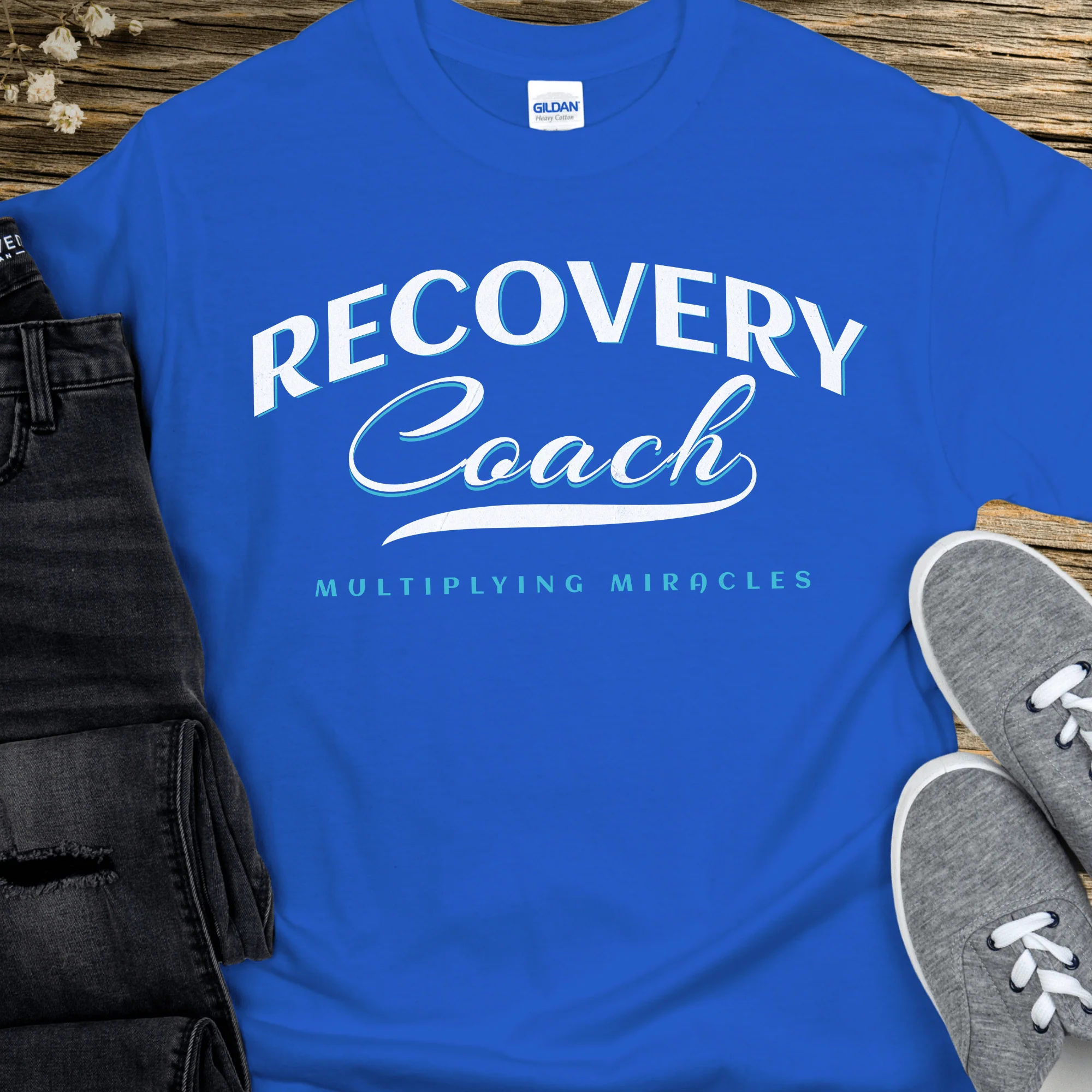 Recovery T-Shirt | Inspiring Sobriety |  Recovery Coach - Image 4