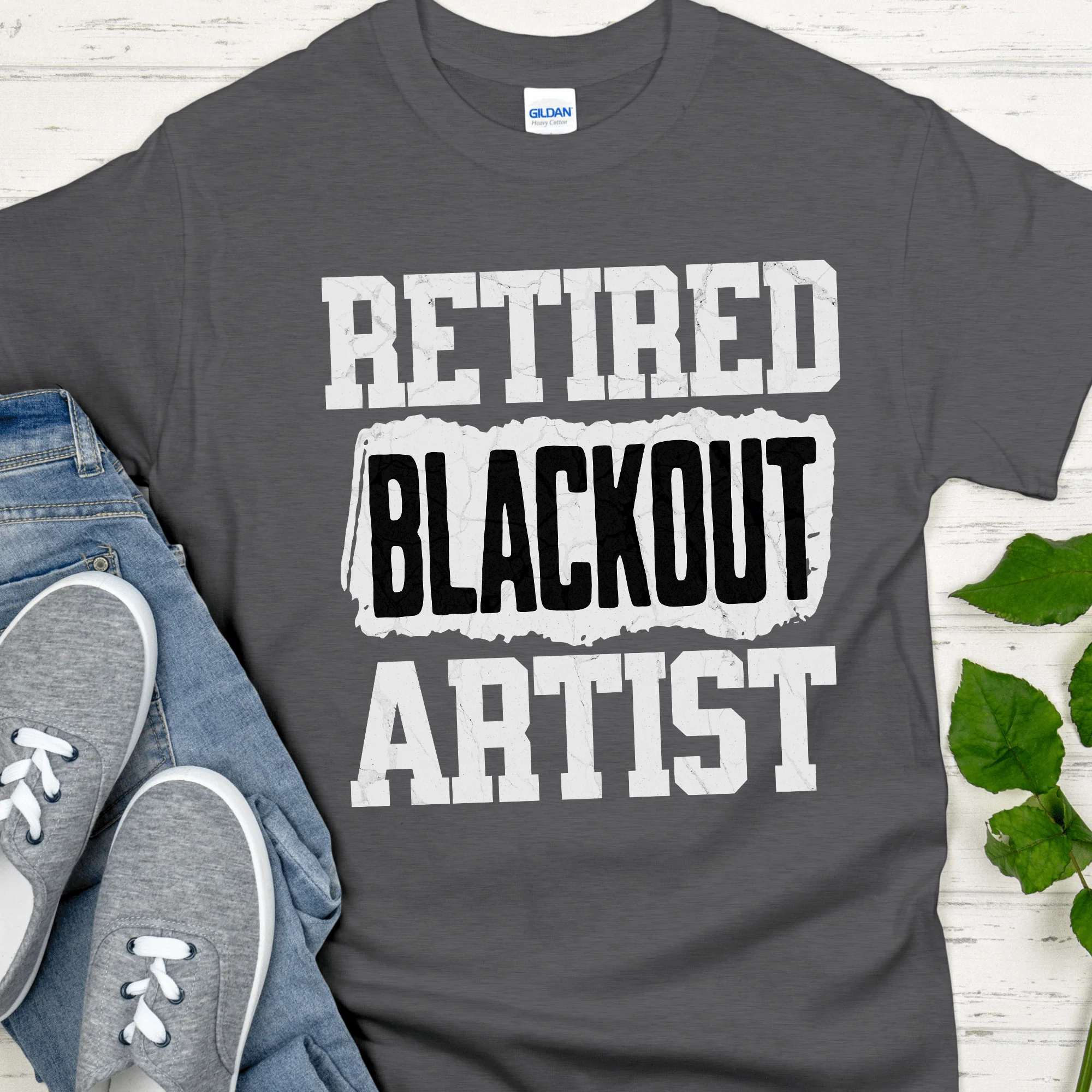 Recovery T-Shirt | Inspiring Sobriety | Retired Blackout Artist - Image 7
