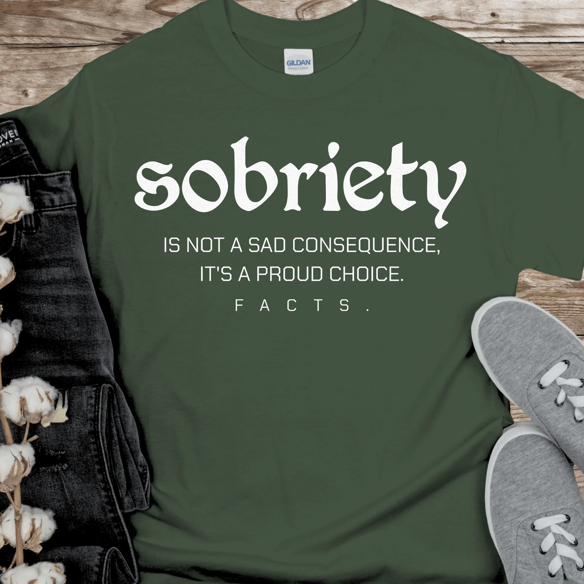 Recovery T-Shirt | Inspiring Sobriety |  Sobriety - A Proud Choice - Image 4