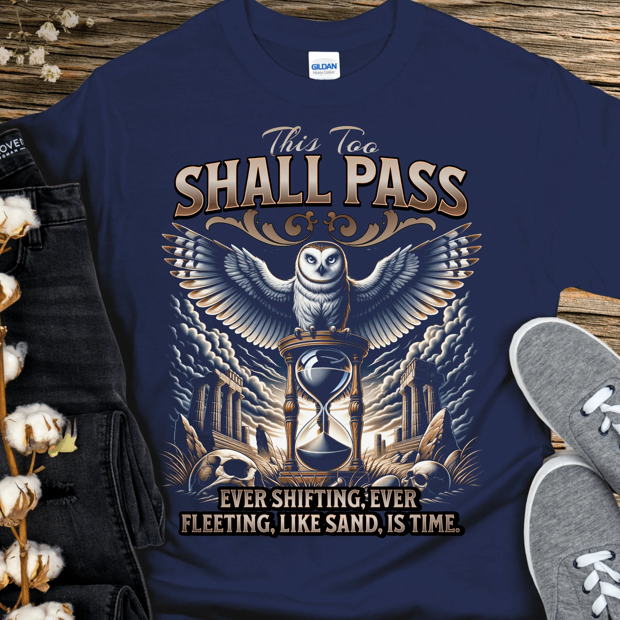 Recovery T-Shirt | Inspiring Sobriety |  This Too Shall Pass - Image 2