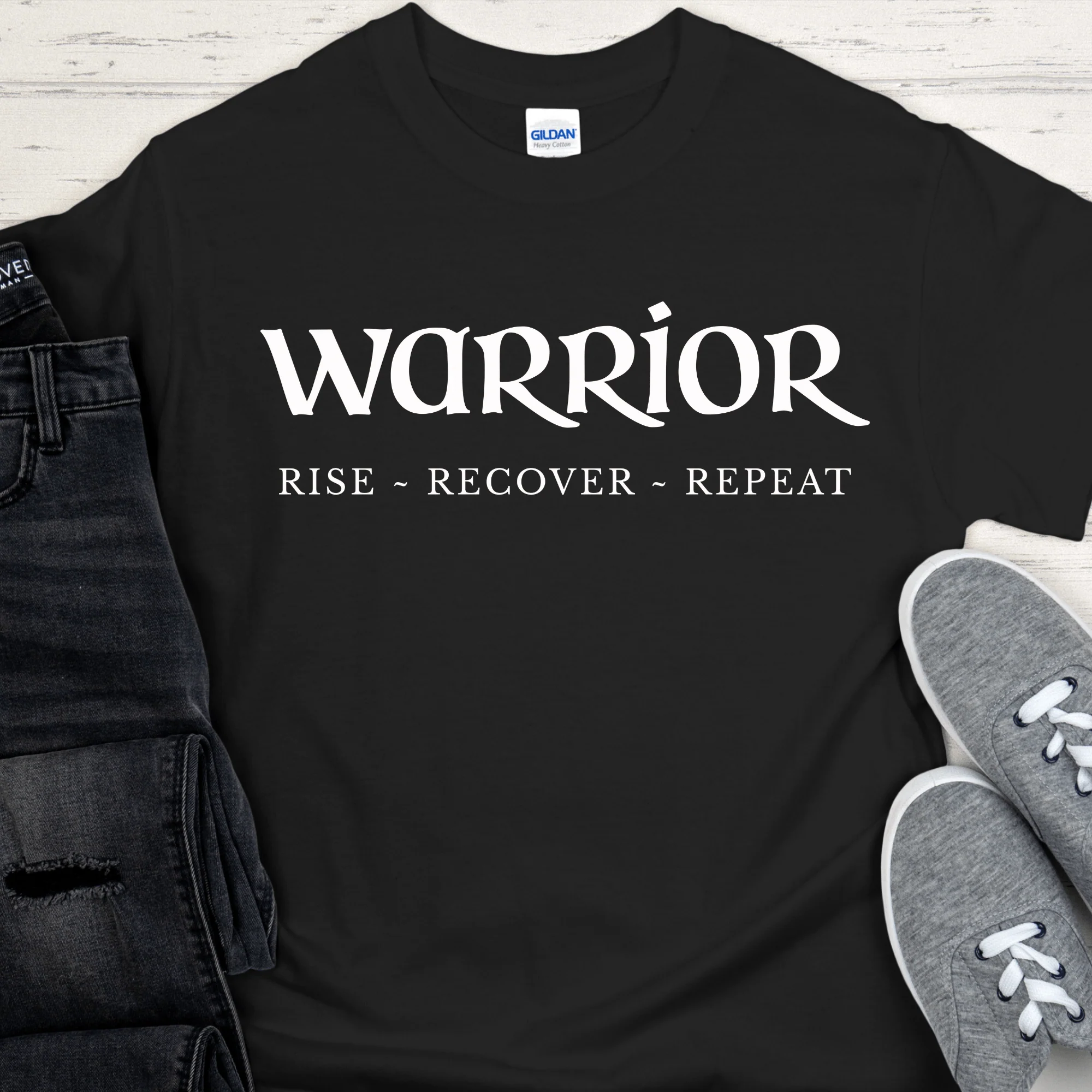 Recovery T-Shirt | Inspiring Sobriety |  Warrior - Image 2