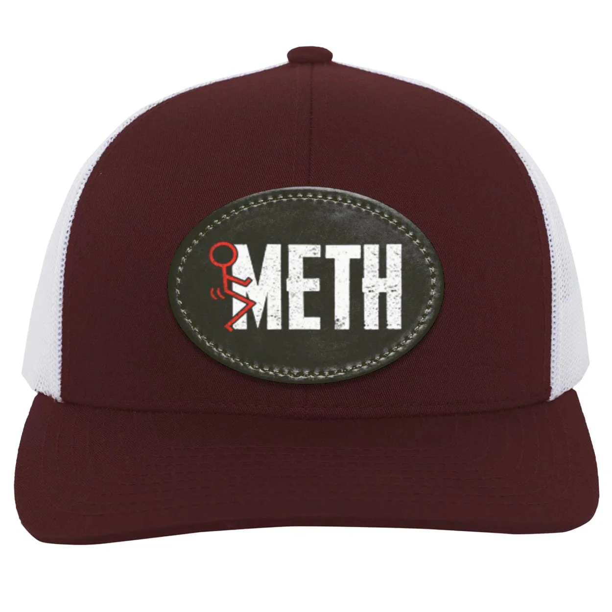 Recovery Trucker Snapback Hat | Inspiring Sobriety |  F#CK Meth - Image 7