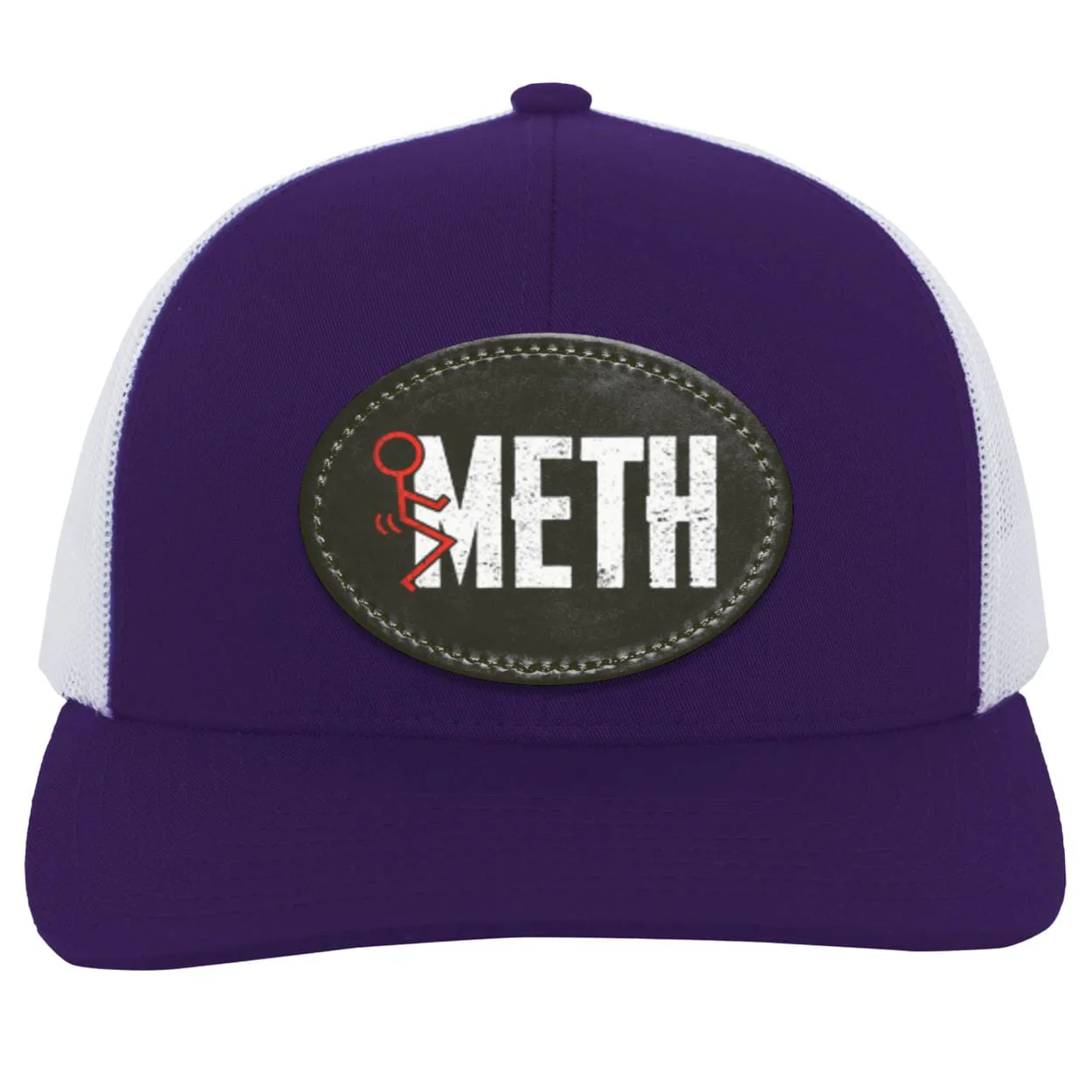 Recovery Trucker Snapback Hat | Inspiring Sobriety |  F#CK Meth - Image 8