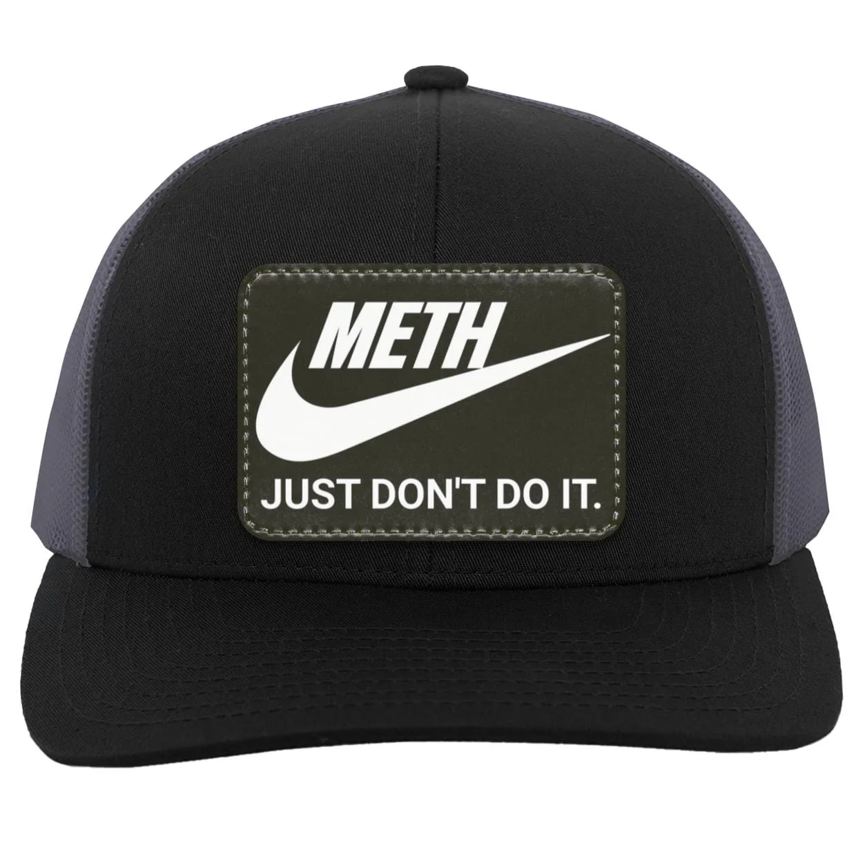 Recovery Trucker Snapback Hat | Inspiring Sobriety | Meth Just Don't Do It - Image 10