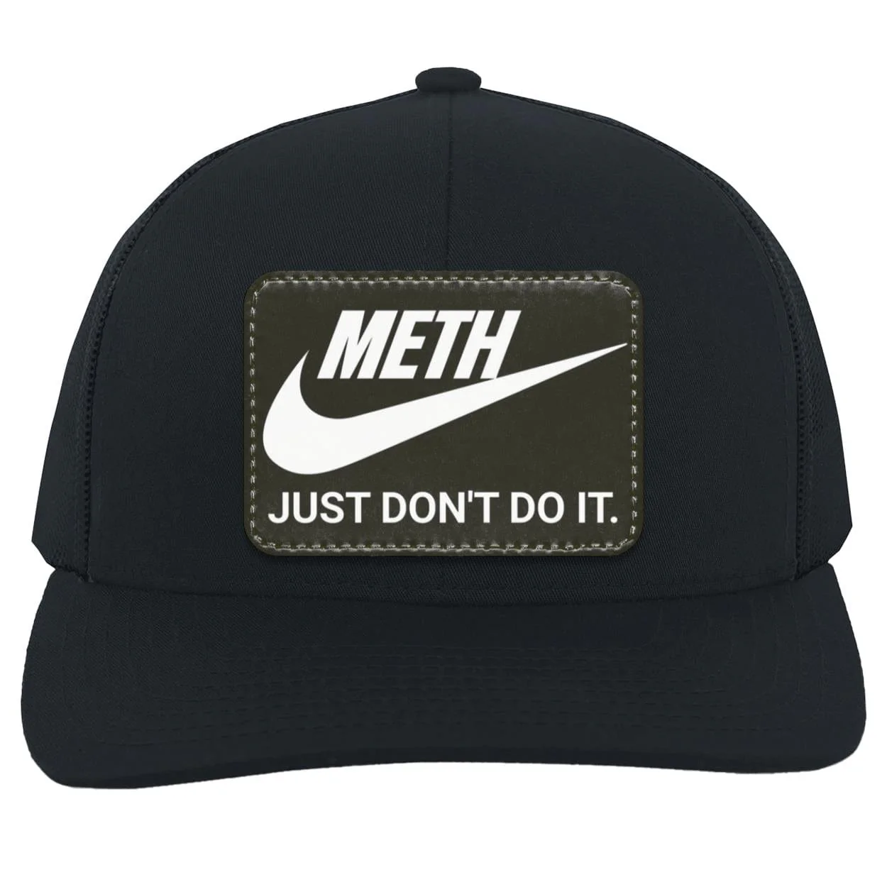 Recovery Trucker Snapback Hat | Inspiring Sobriety | Meth Just Don't Do It - Image 11