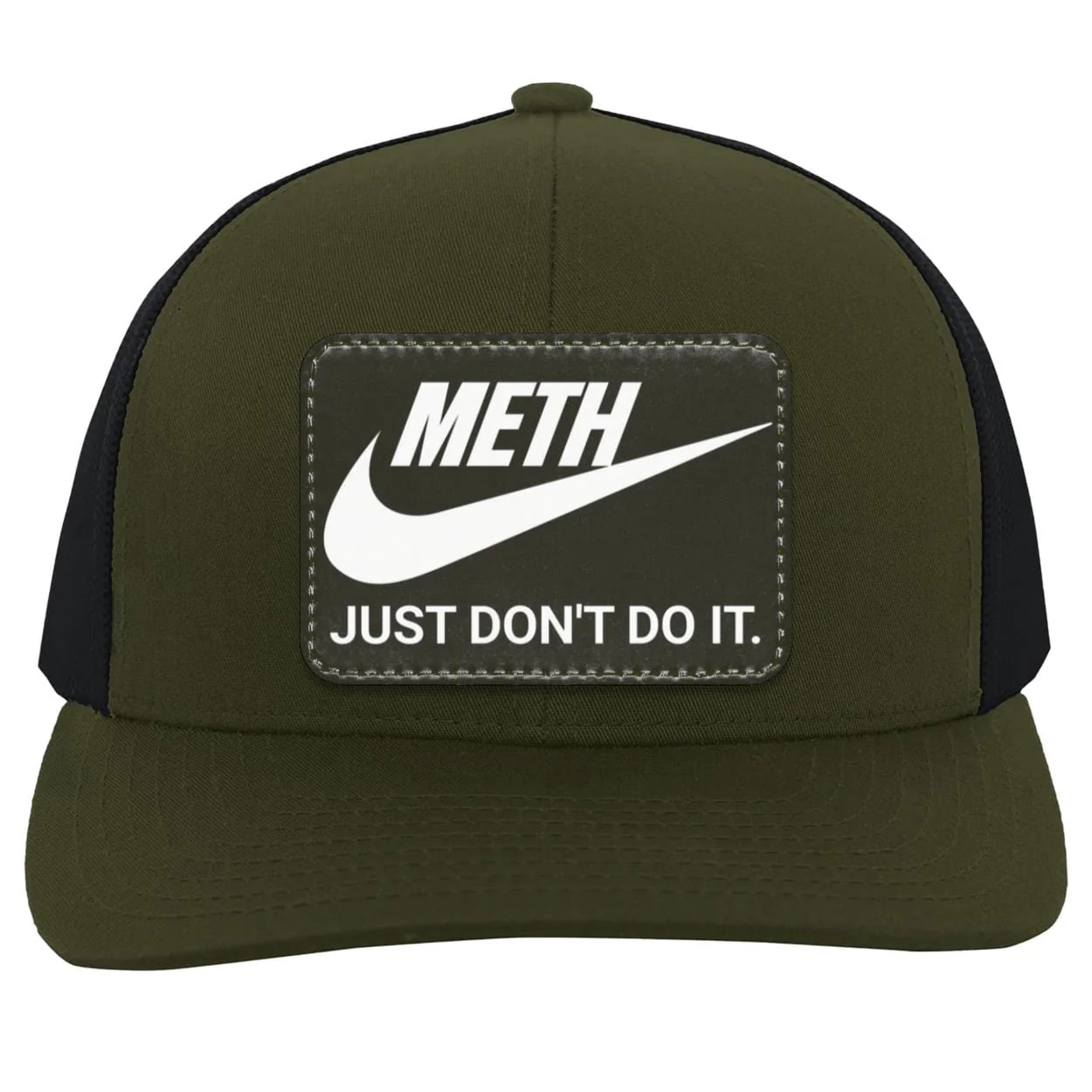 Recovery Trucker Snapback Hat | Inspiring Sobriety | Meth Just Don't Do It - Image 13