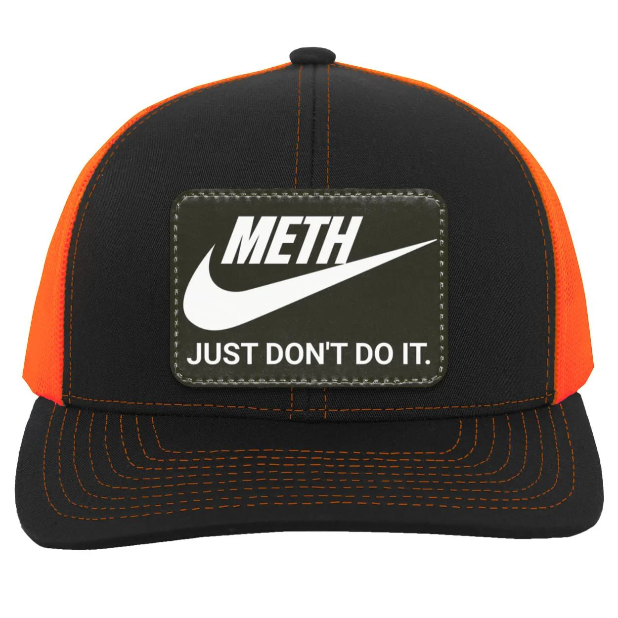 Recovery Trucker Snapback Hat | Inspiring Sobriety | Meth Just Don't Do It - Image 14