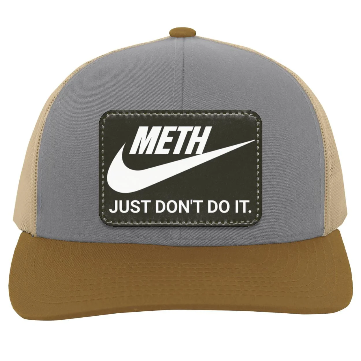 Recovery Trucker Snapback Hat | Inspiring Sobriety | Meth Just Don't Do It - Image 16