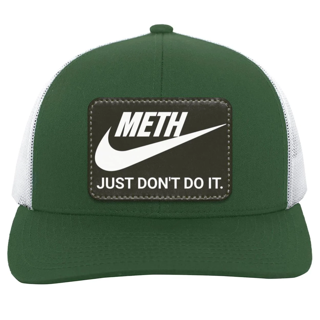 Recovery Trucker Snapback Hat | Inspiring Sobriety | Meth Just Don't Do It - Image 6