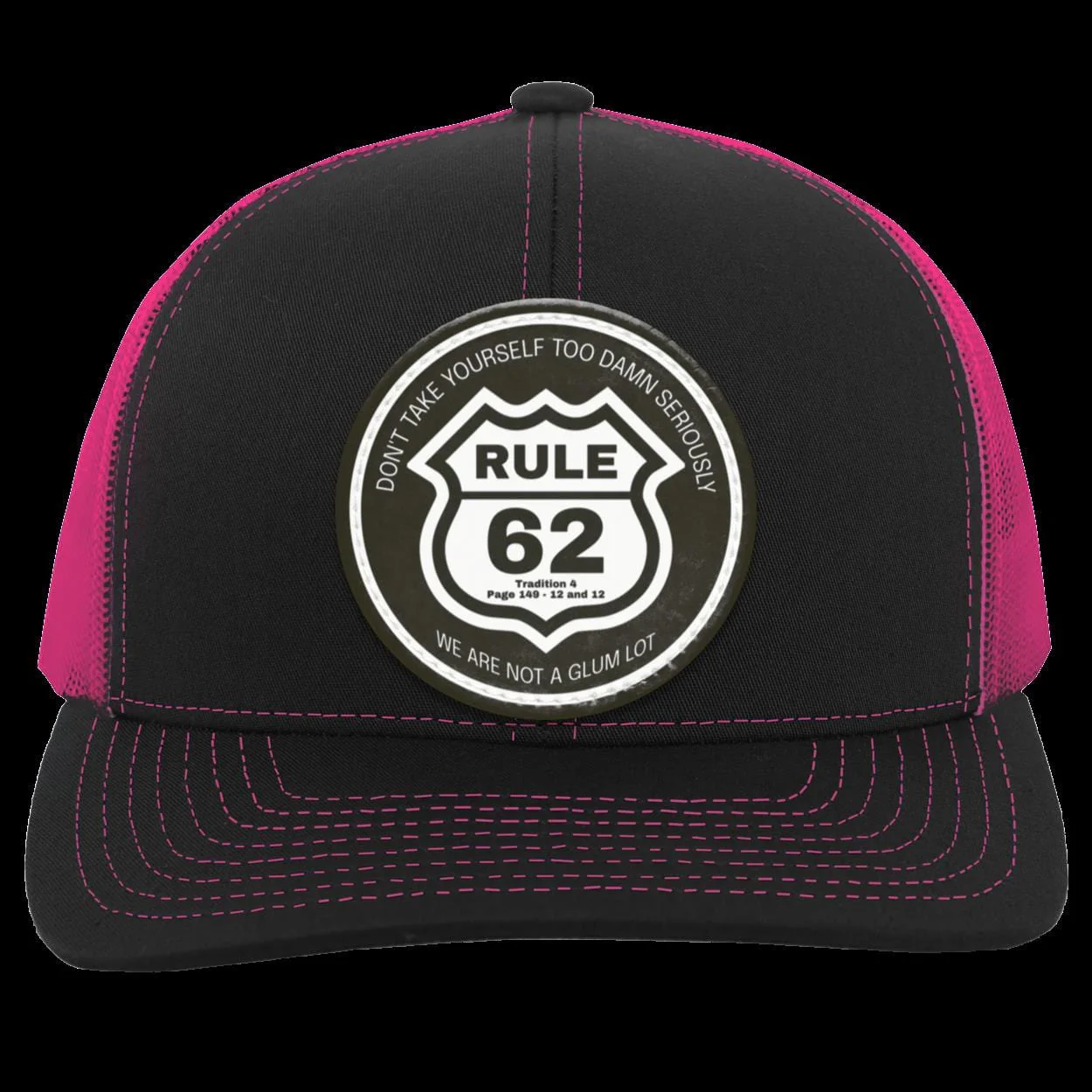 Recovery Trucker Snapback Hat | Inspiring Sobriety |  Rule 62 - Image 17