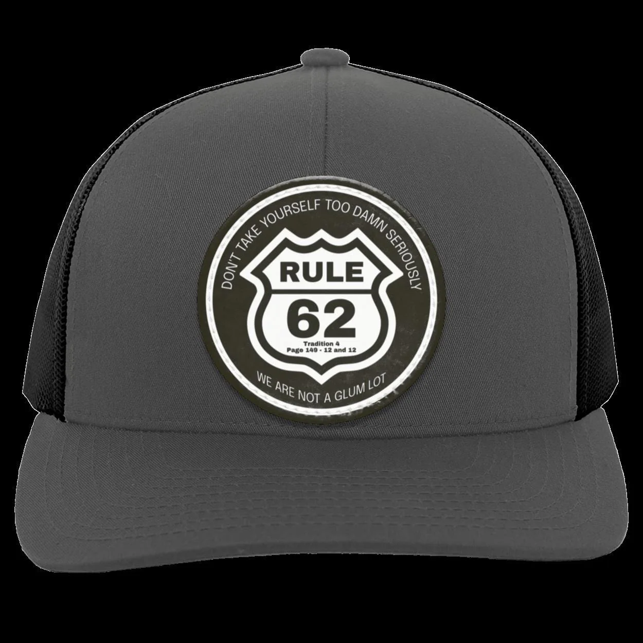 Recovery Trucker Snapback Hat | Inspiring Sobriety |  Rule 62 - Image 3