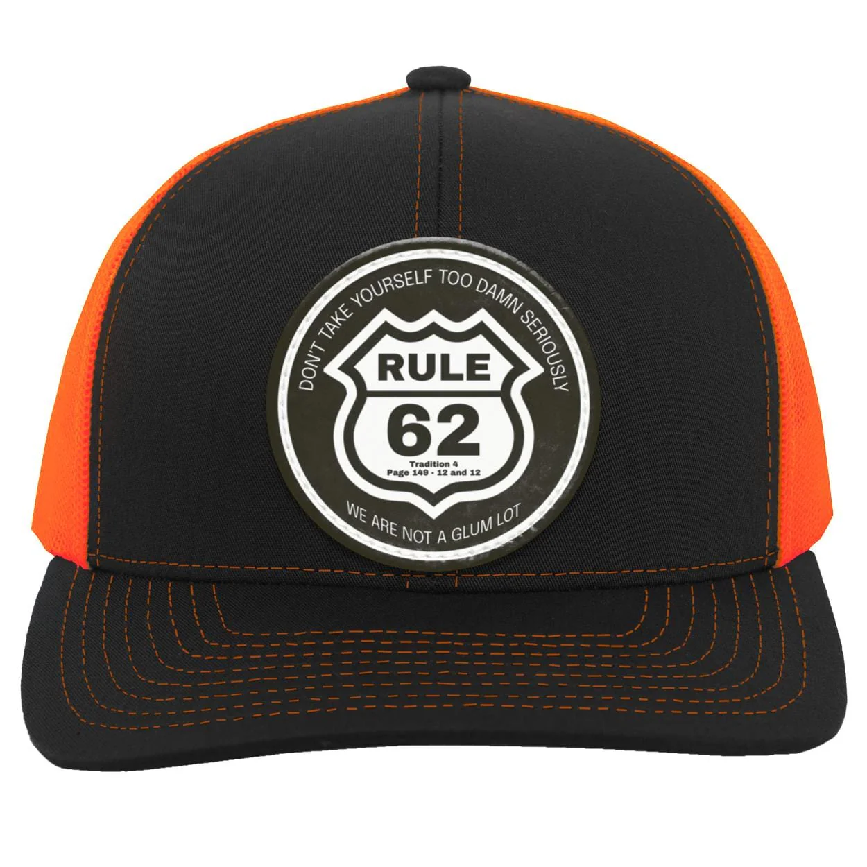 Recovery Trucker Snapback Hat | Inspiring Sobriety |  Rule 62 - Image 14