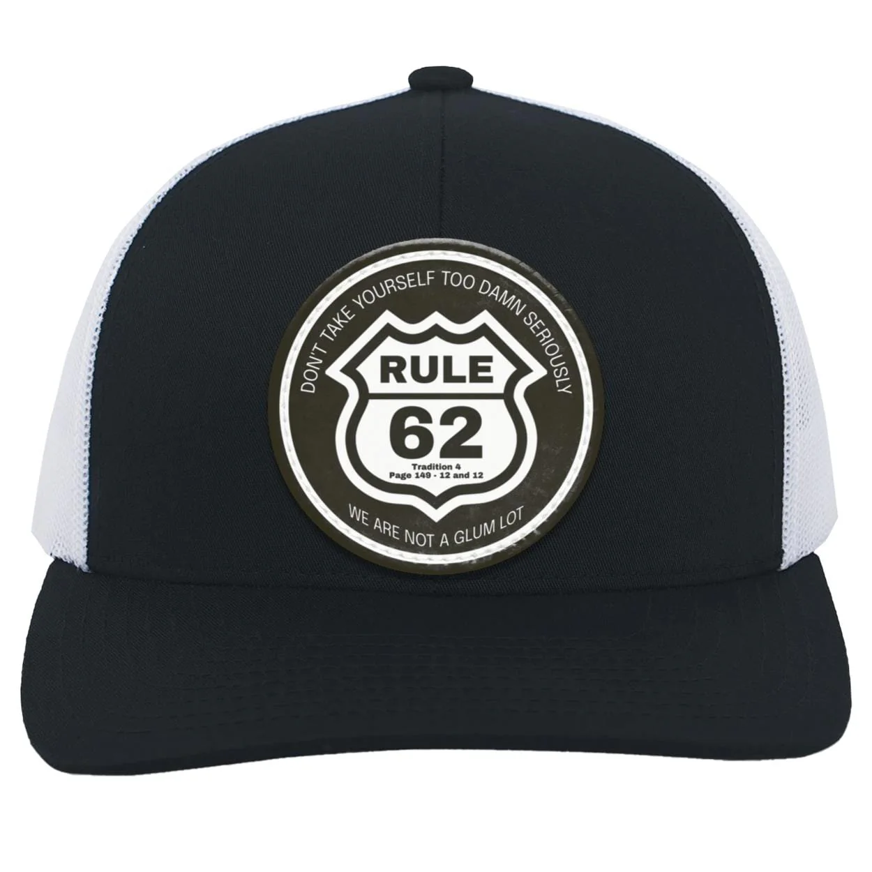 Recovery Trucker Snapback Hat | Inspiring Sobriety |  Rule 62 - Image 4
