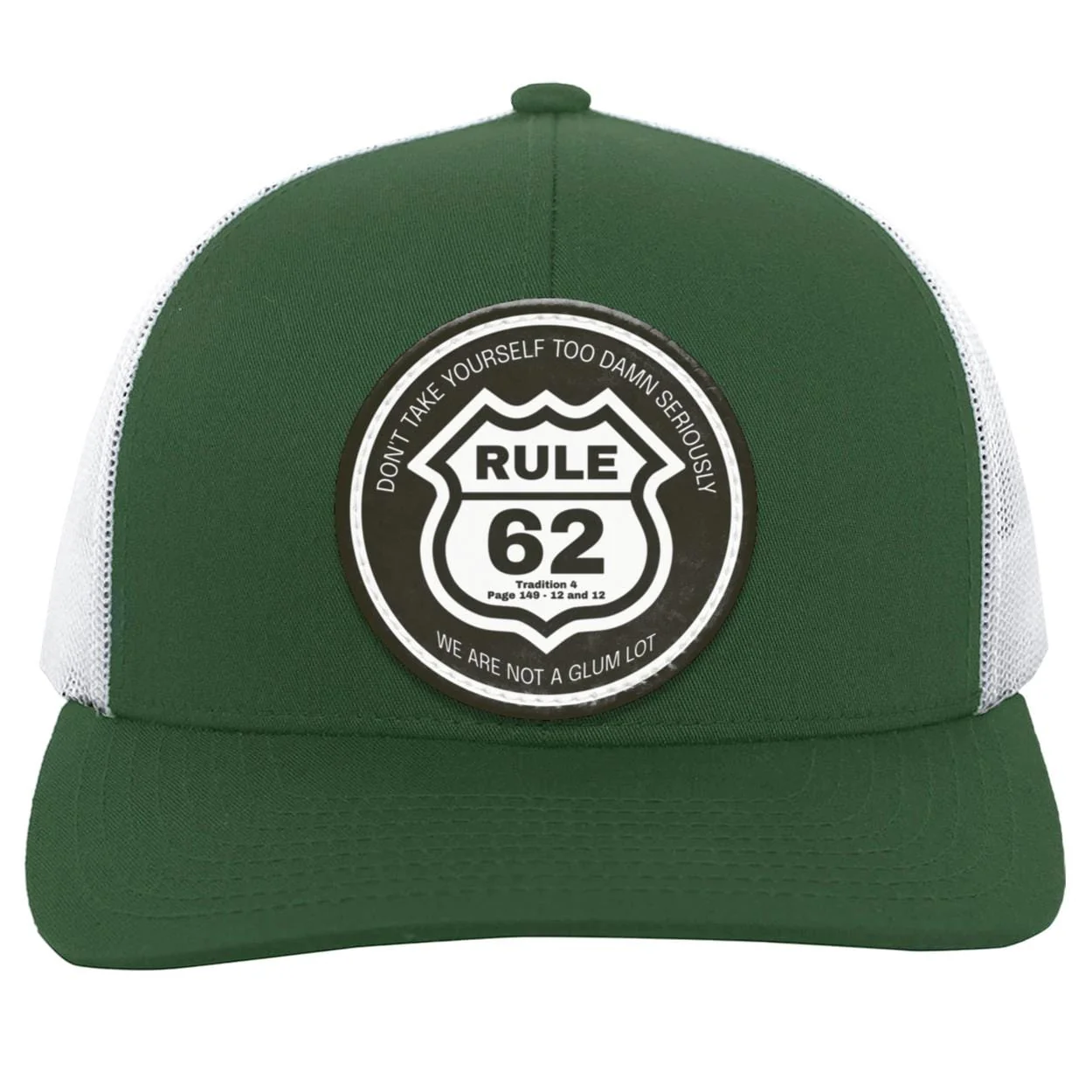 Recovery Trucker Snapback Hat | Inspiring Sobriety |  Rule 62 - Image 6