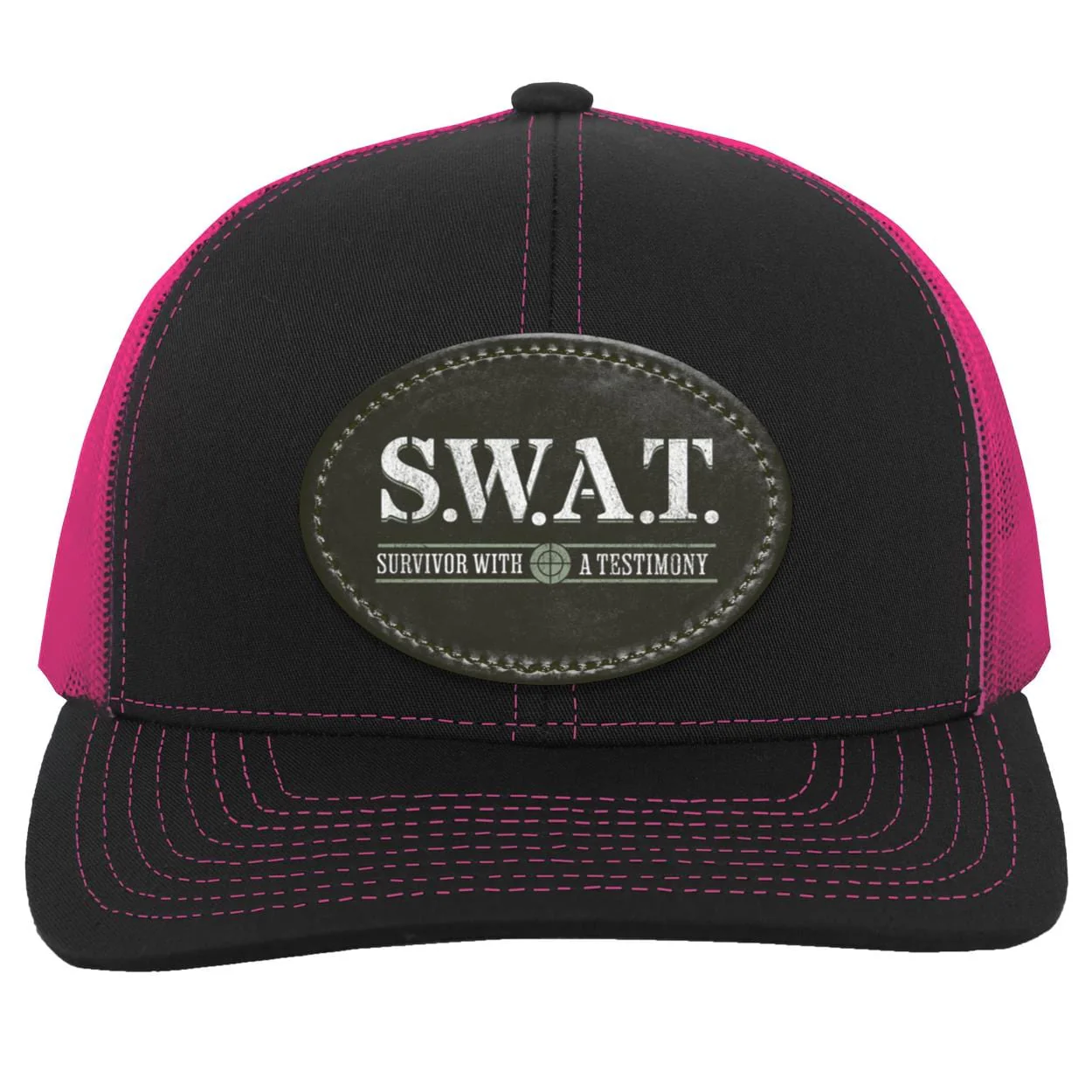 Recovery Trucker Snapback Hat | Inspiring Sobriety |  S.W.A.T. - Image 17