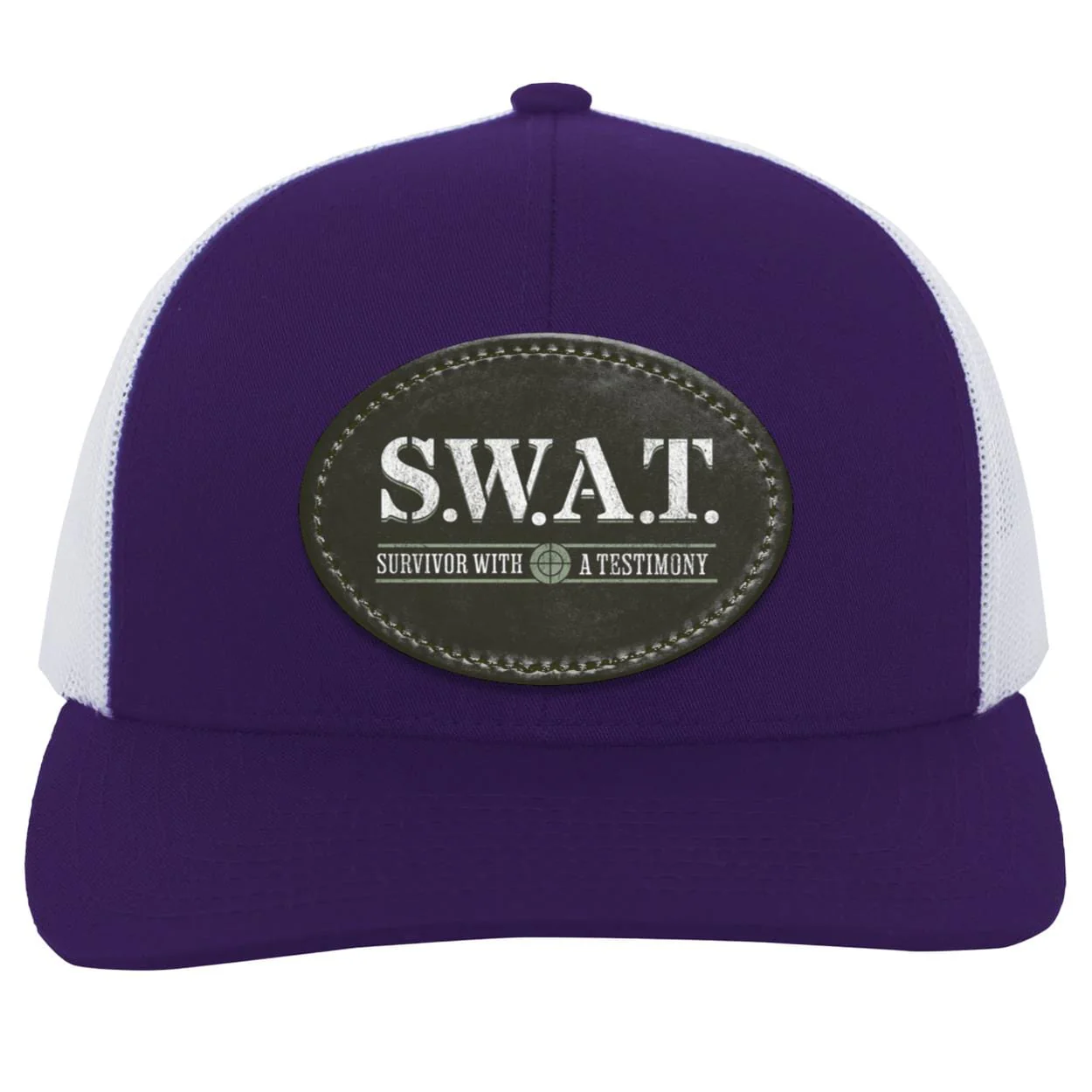Recovery Trucker Snapback Hat | Inspiring Sobriety |  S.W.A.T. - Image 8