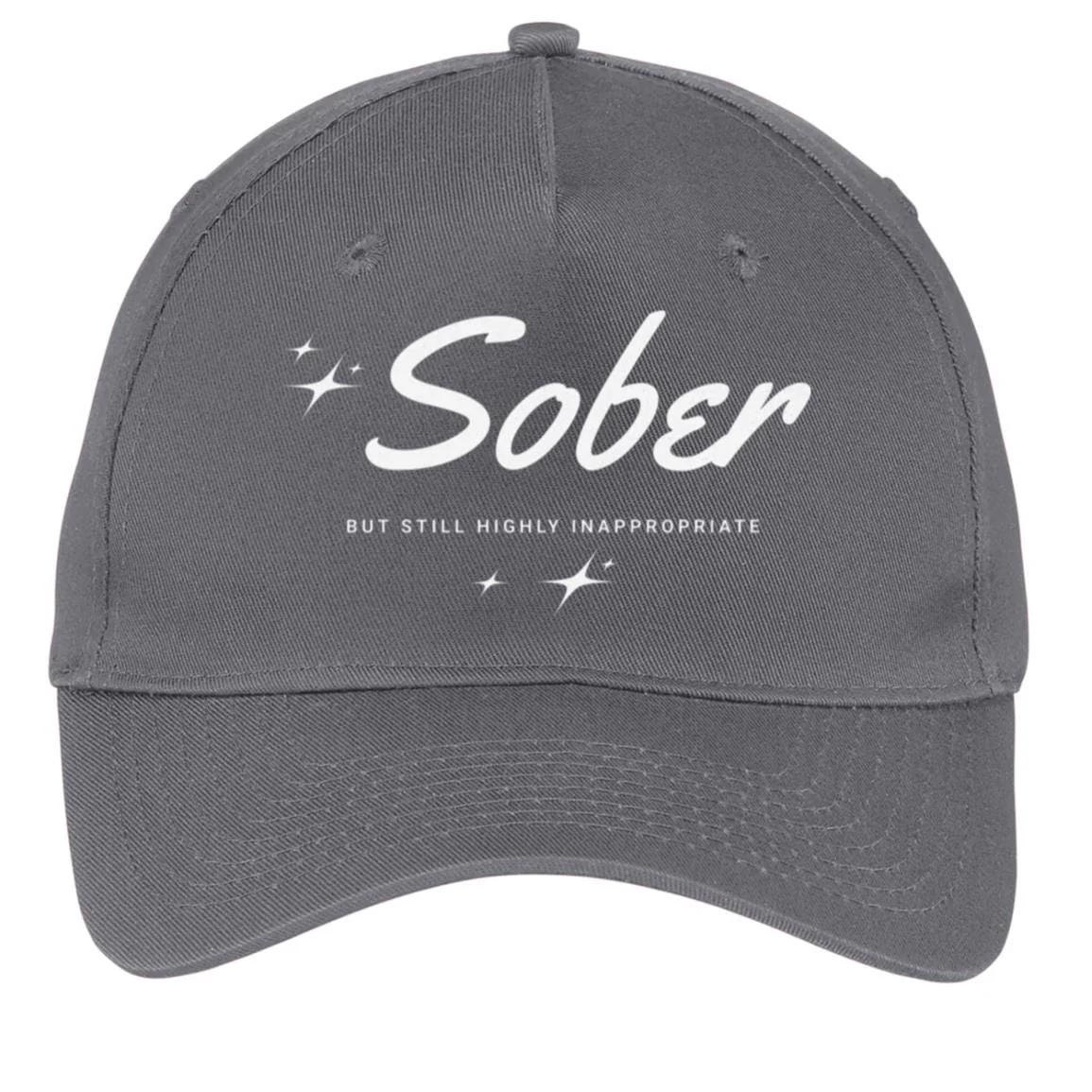 Recovery Twill Cap  | Inspiring Sobriety | Sober But Still Highly Inappropriate - Image 4