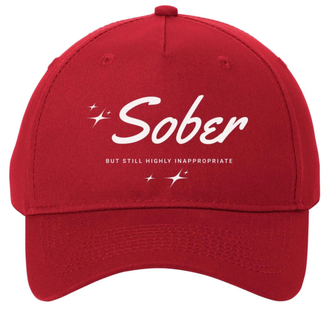Recovery Twill Cap  | Inspiring Sobriety | Sober But Still Highly Inappropriate - Image 6