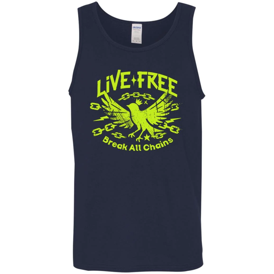 Recovery Unisex Tank | Inspiring Sobriety |  Live Free, Break All Chains - Image 3