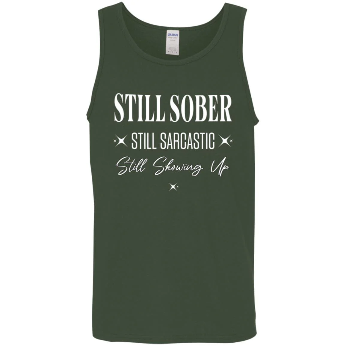 Recovery Unisex Tank | Inspiring Sobriety |  Still Showing Up - Image 2